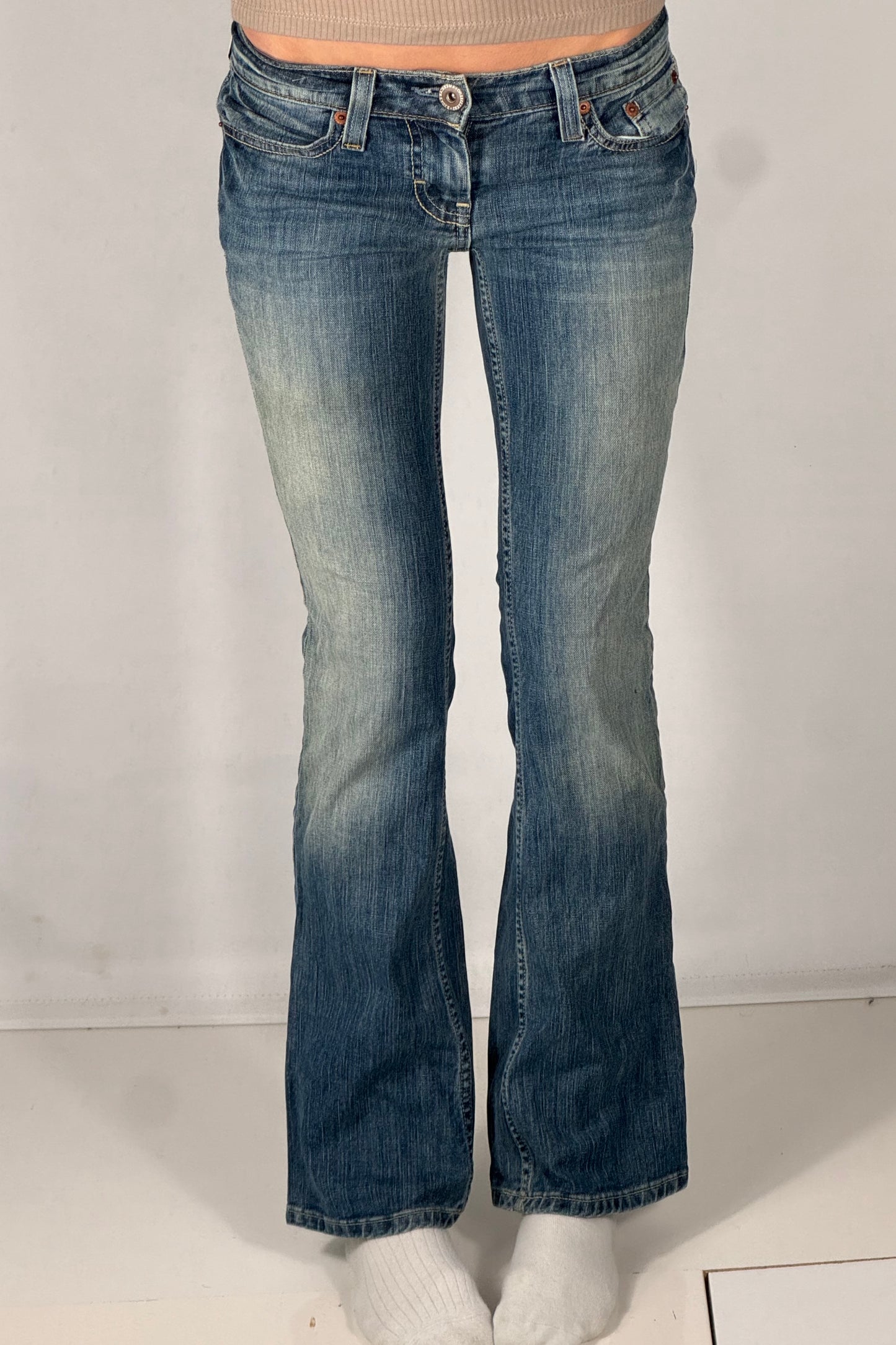 Lavlivede jeans str: XS