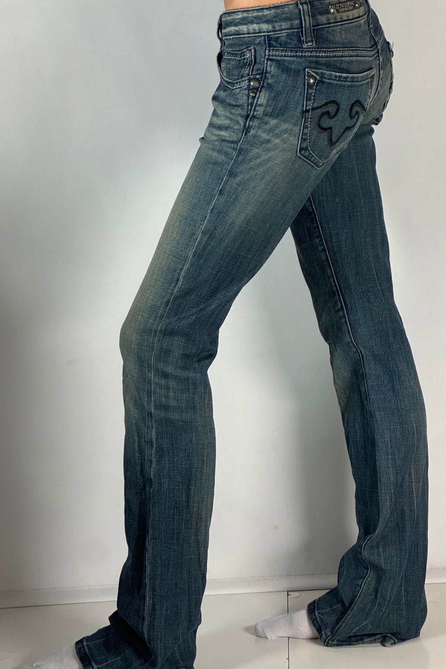 Lågmidjade jeans stl: S