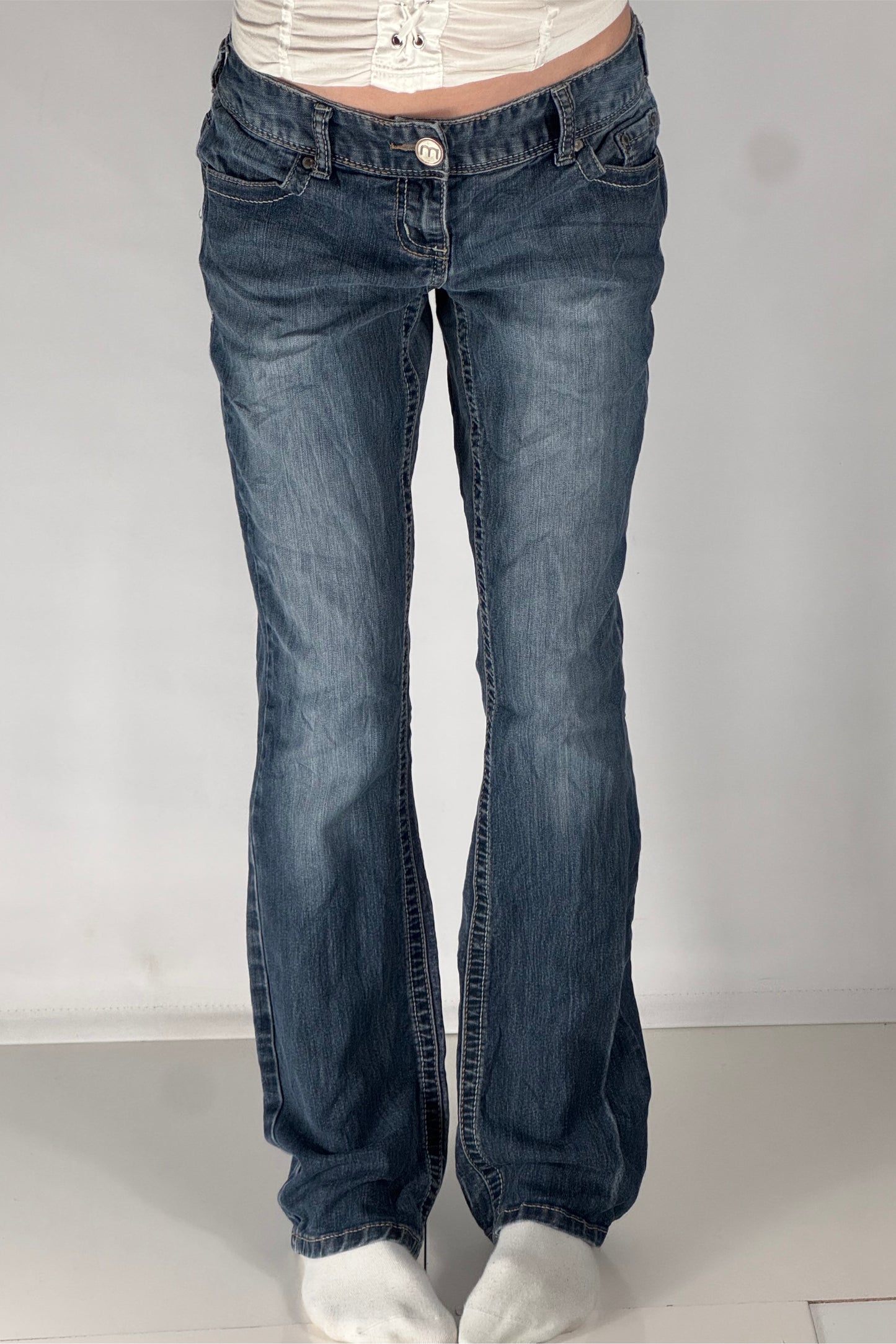 Lågmidjade jeans stl: S