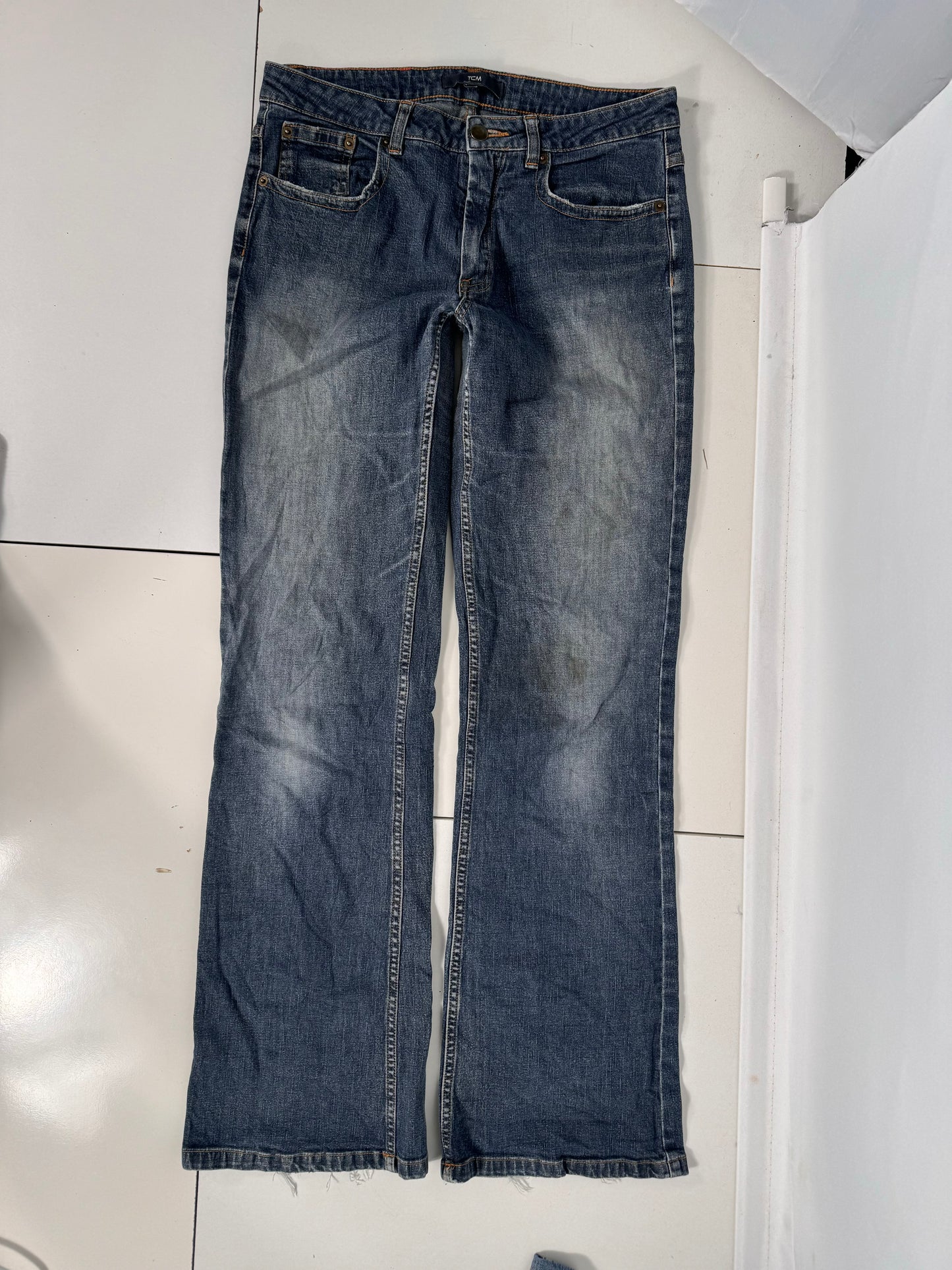 Lavtaljede jeans str: M