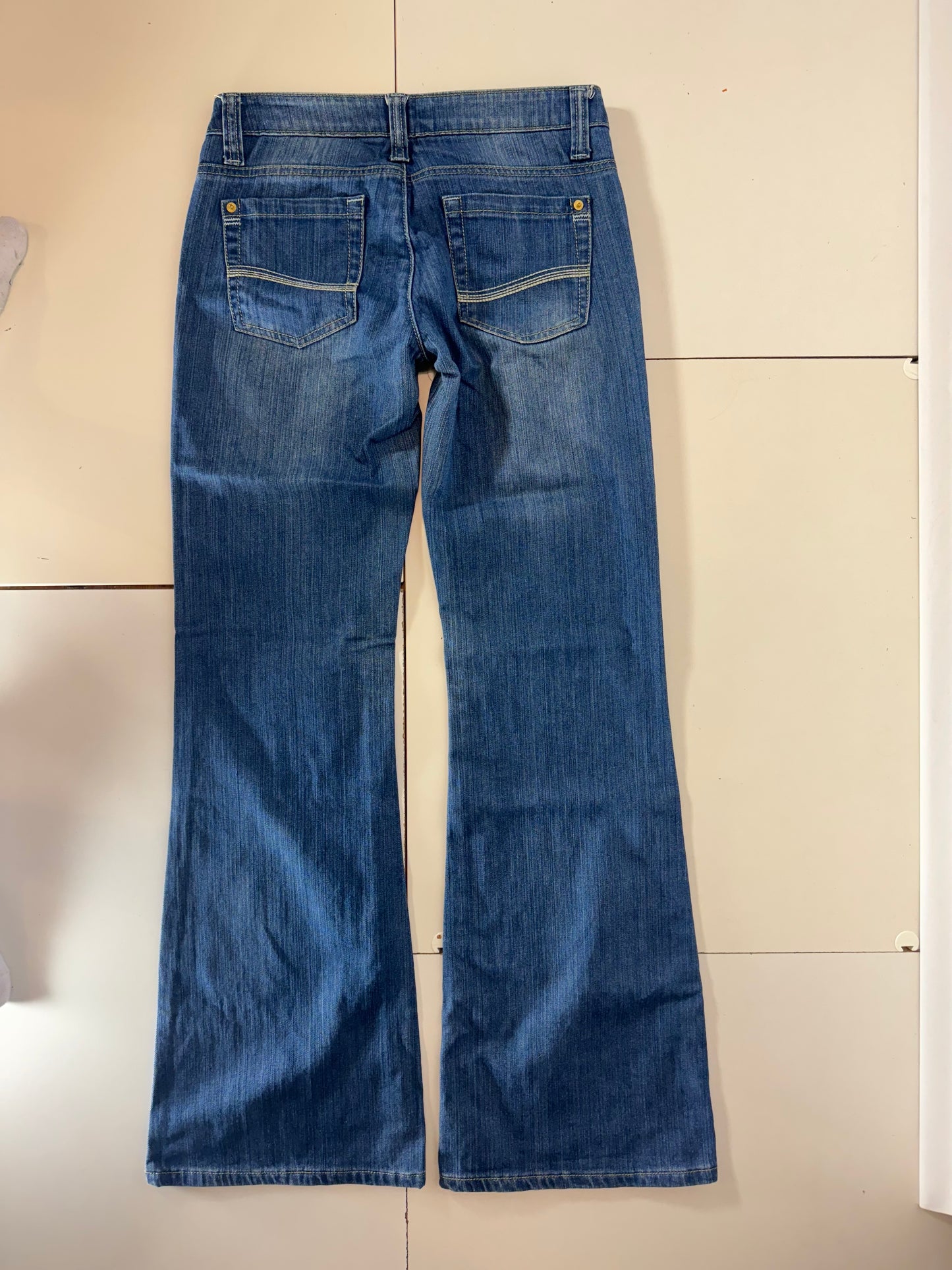 Lågmidjade jeans–stl: XS