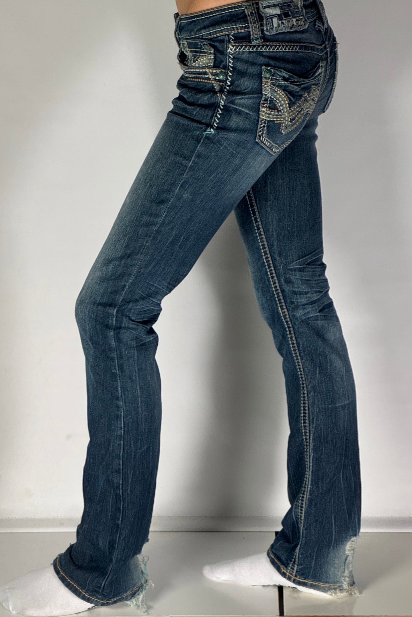 Lågmidjade jeans stl: XXS