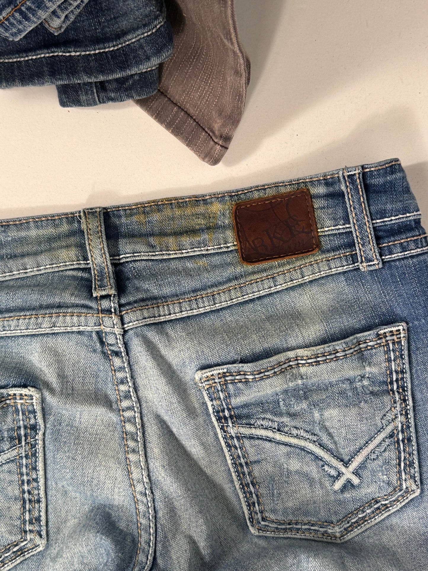 Lavtaljede jeans str: S