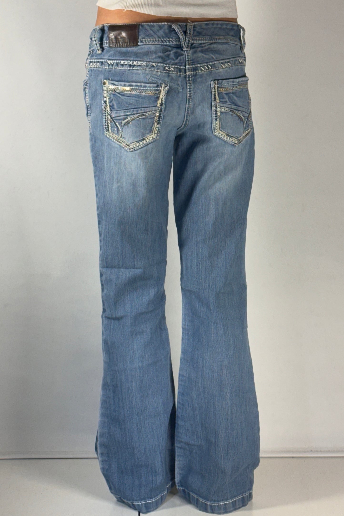 Lågmidjade jeans stl: S