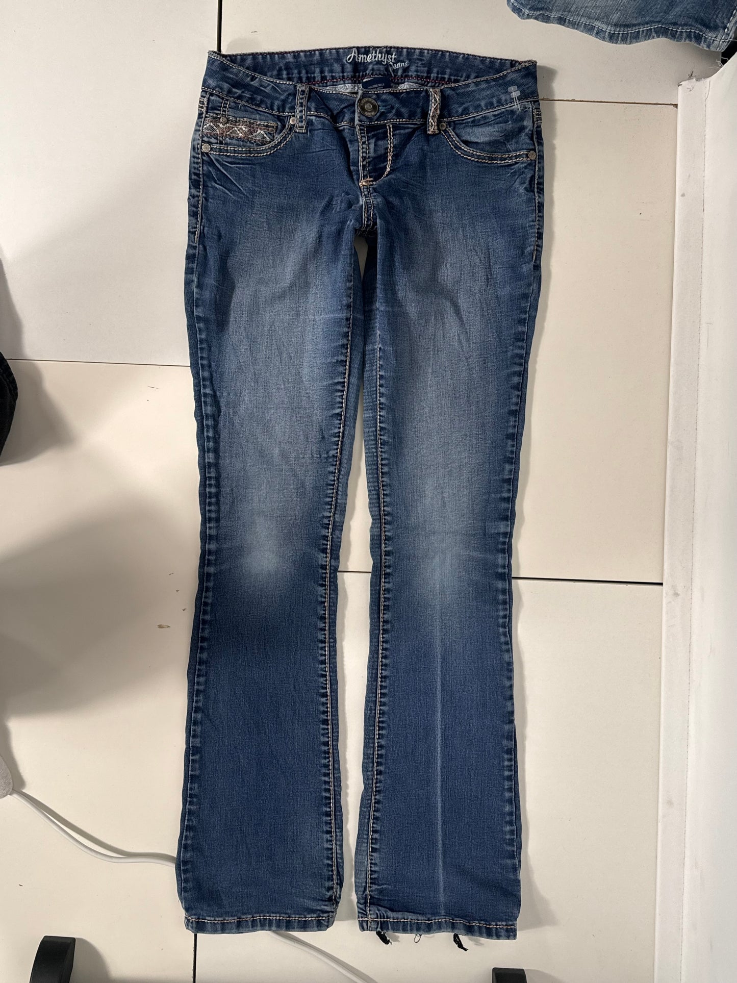 Lågmidjade jeans stl: XS