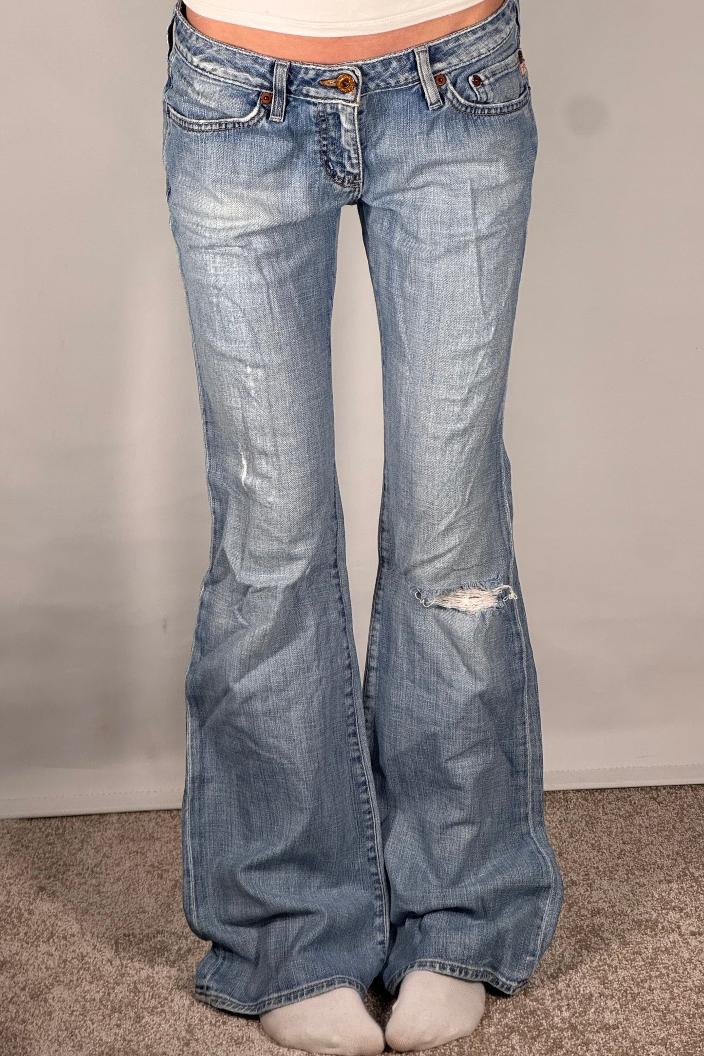 Lågmidjade jeans stl: S/M