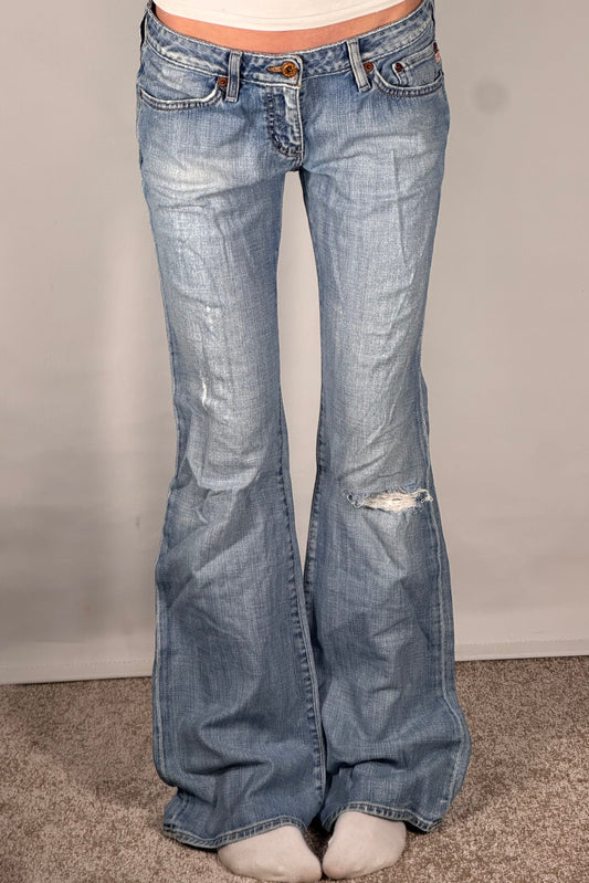 Lågmidjade jeans stl: S/M