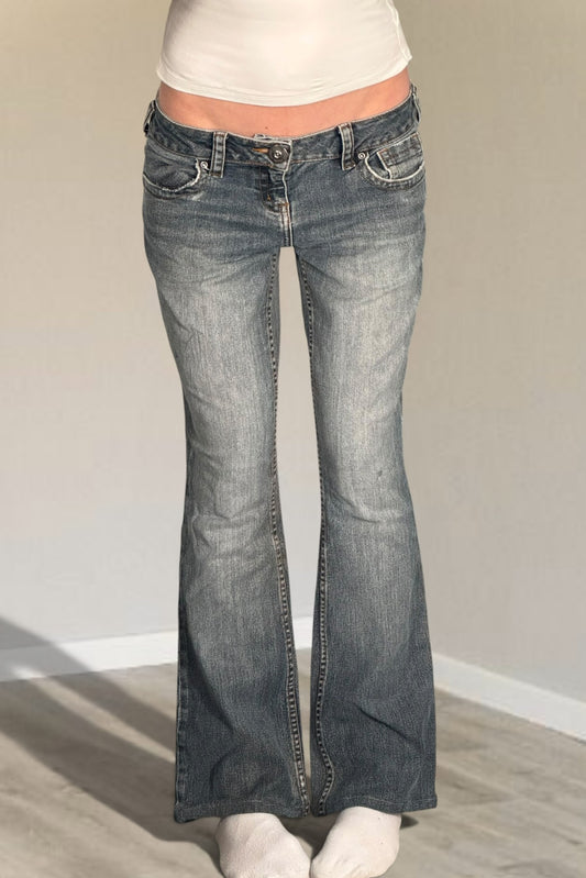 Lågmidjade jeans stl: S