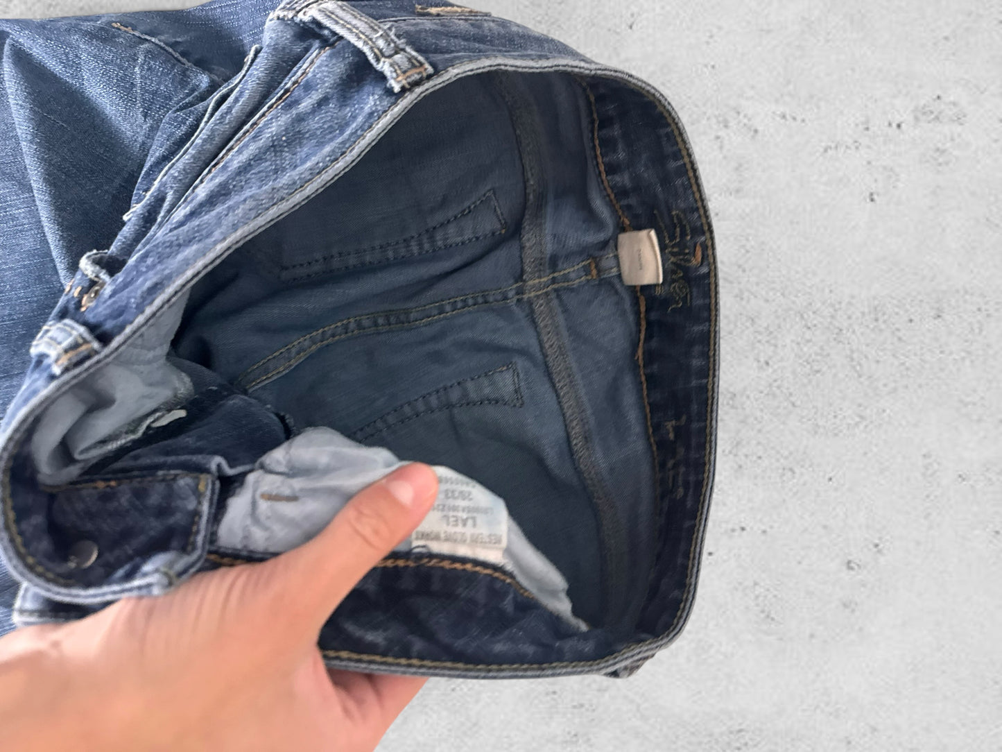 Lågmidjade jeans stl: S
