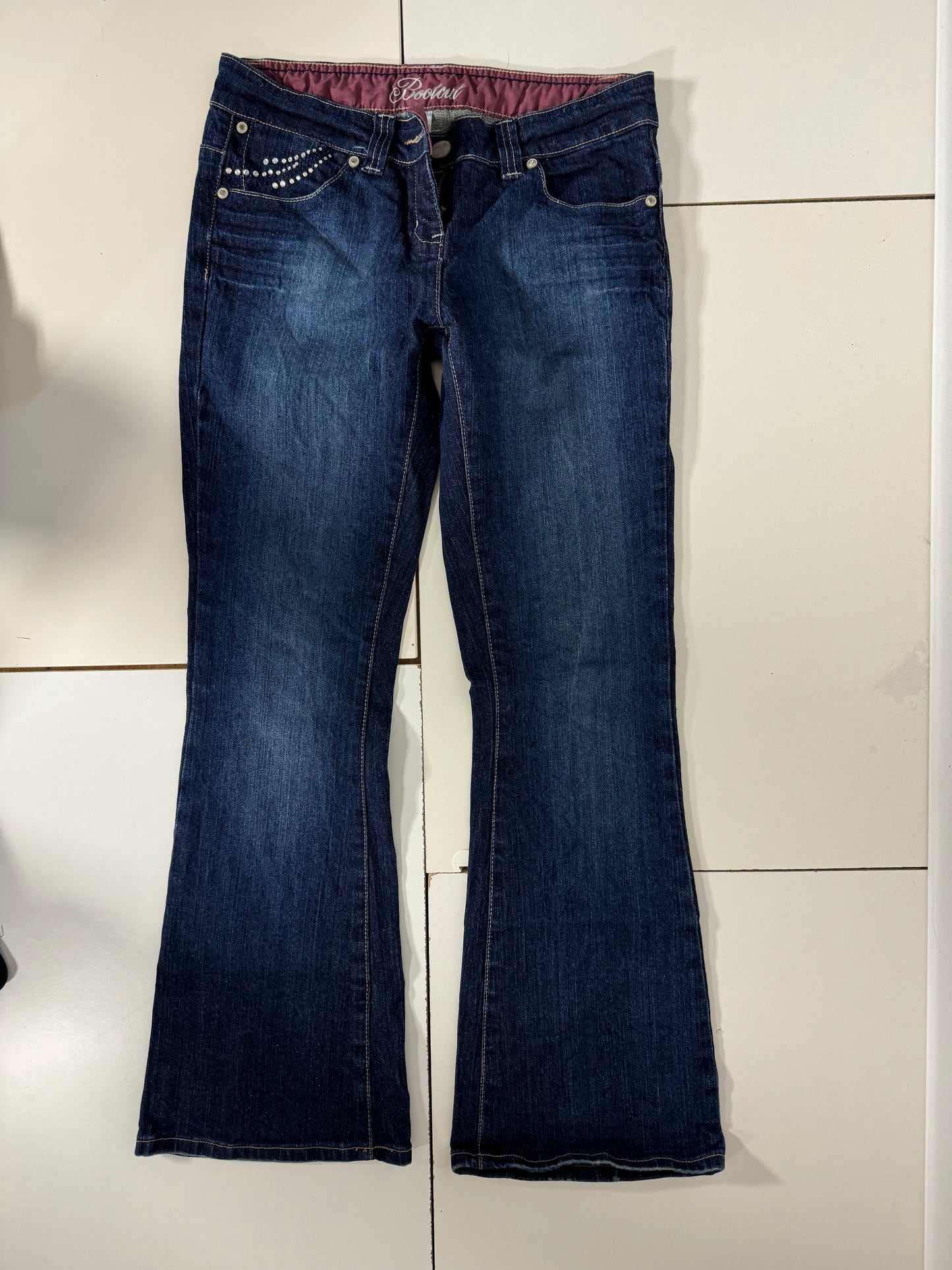 Lågmidjade jeans stl: S