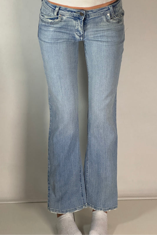 Lågmidjade jeans stl: XS