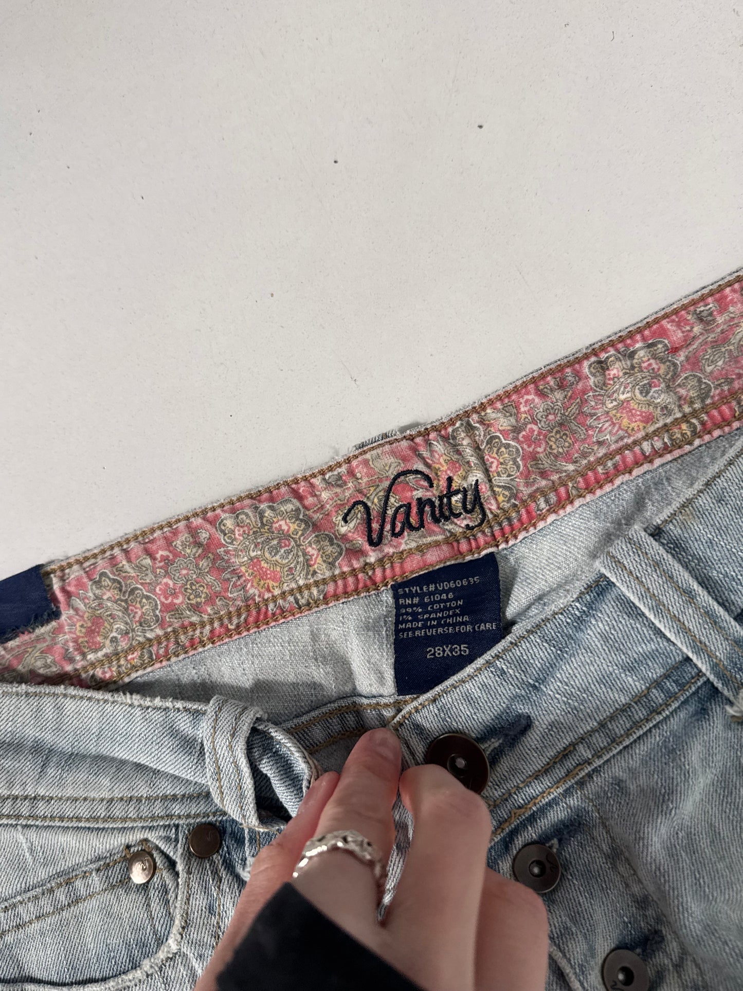 Lågmidjade jeans stl: M