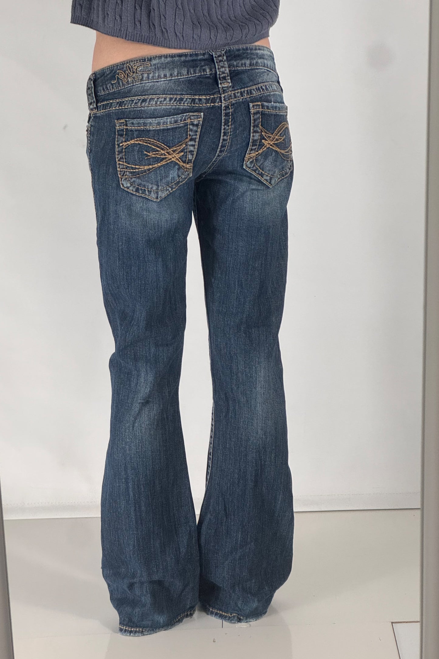 Lågmidjade jeans stl: S