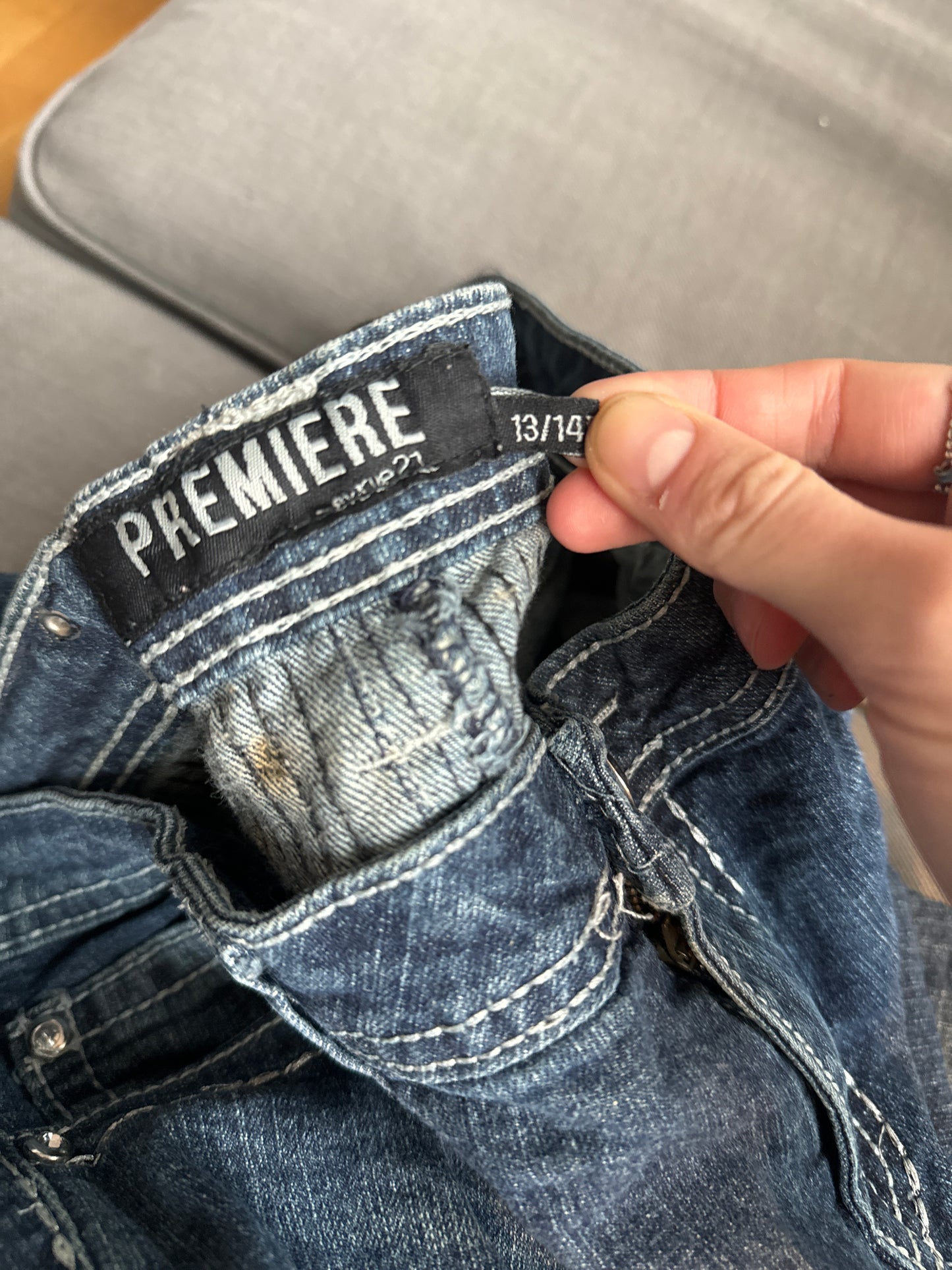 Lågmidjade jeans stl: XL