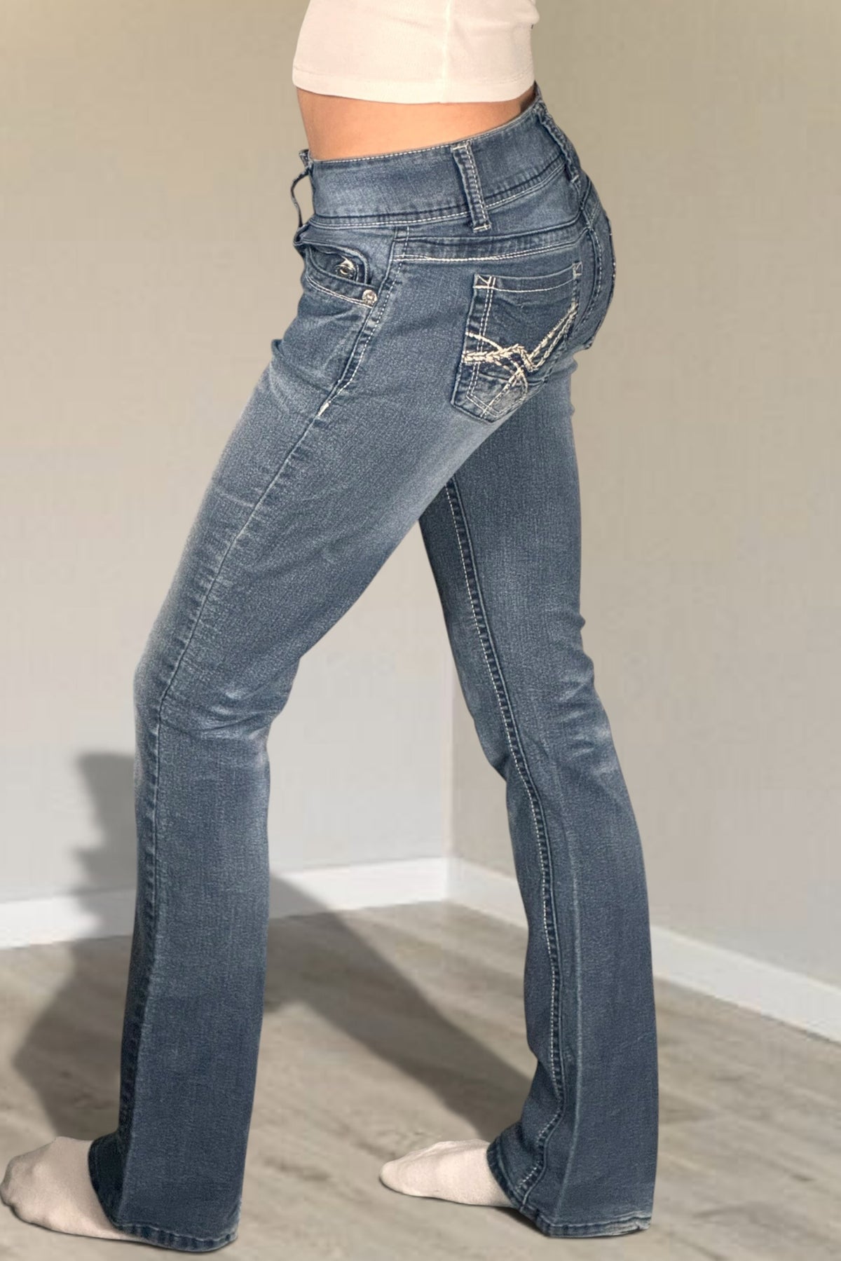 Lågmidjade jeans stl: XS