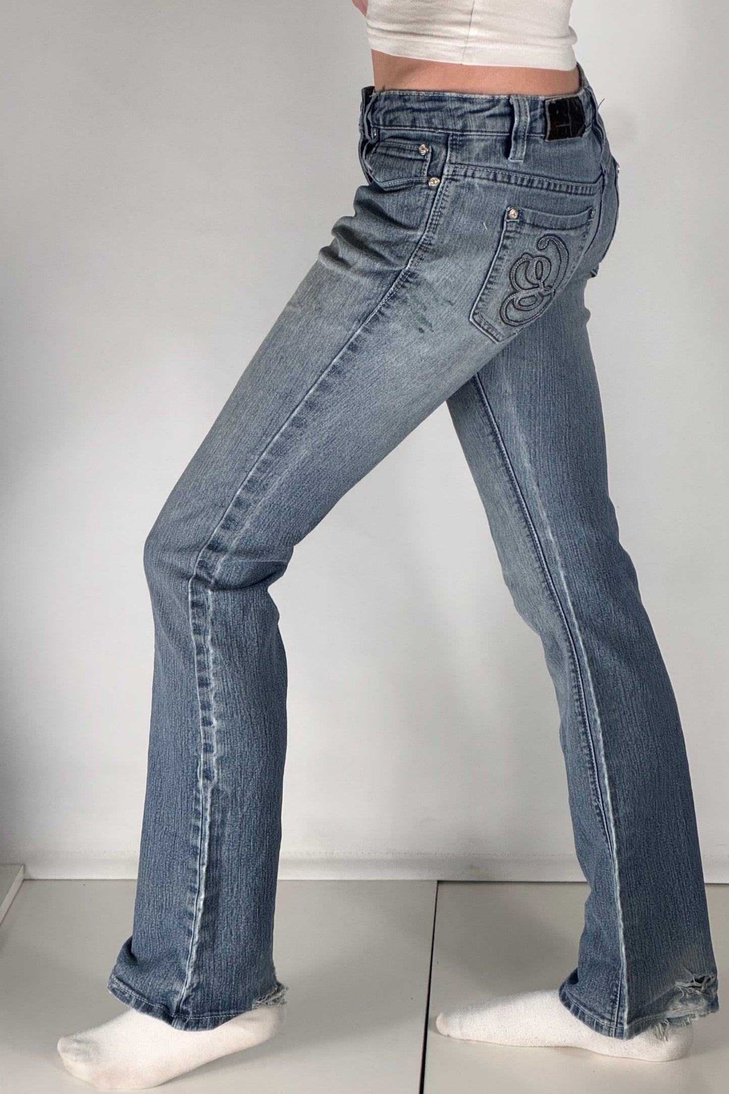 Lågmidjade jeans stl: XS