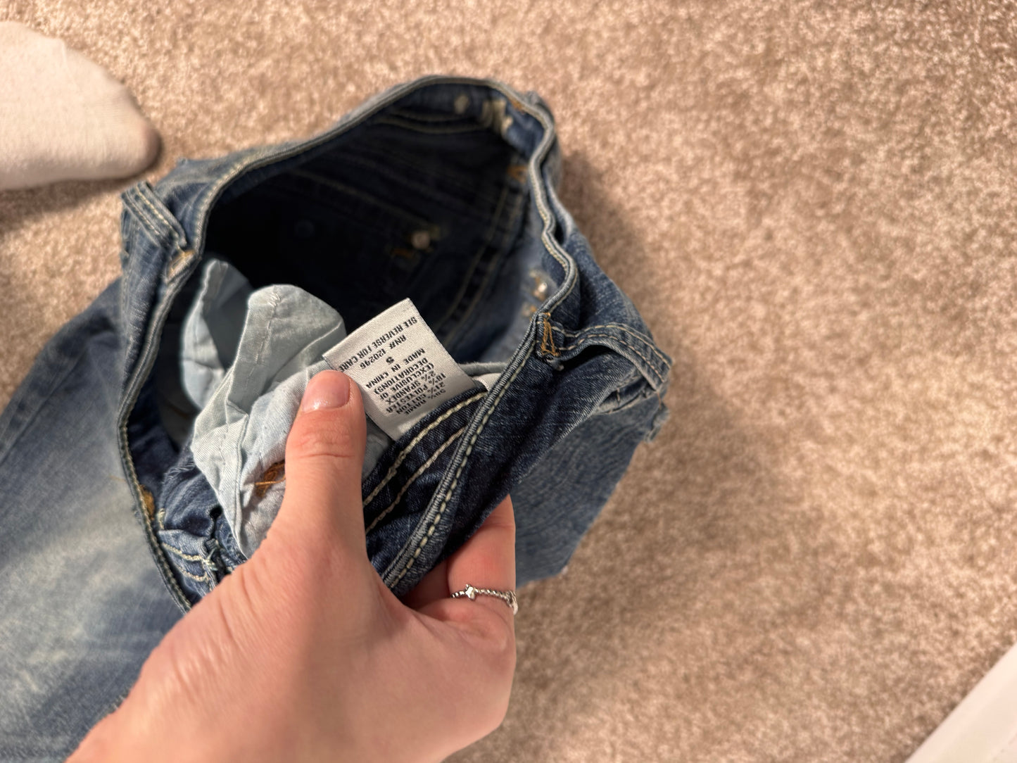 Lavtaljede jeans str: XS
