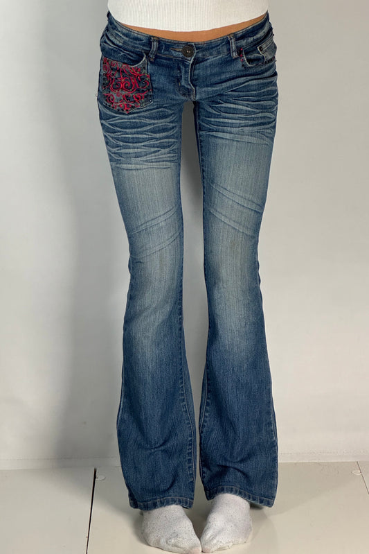 Lågmidjade jeans stl: XXS