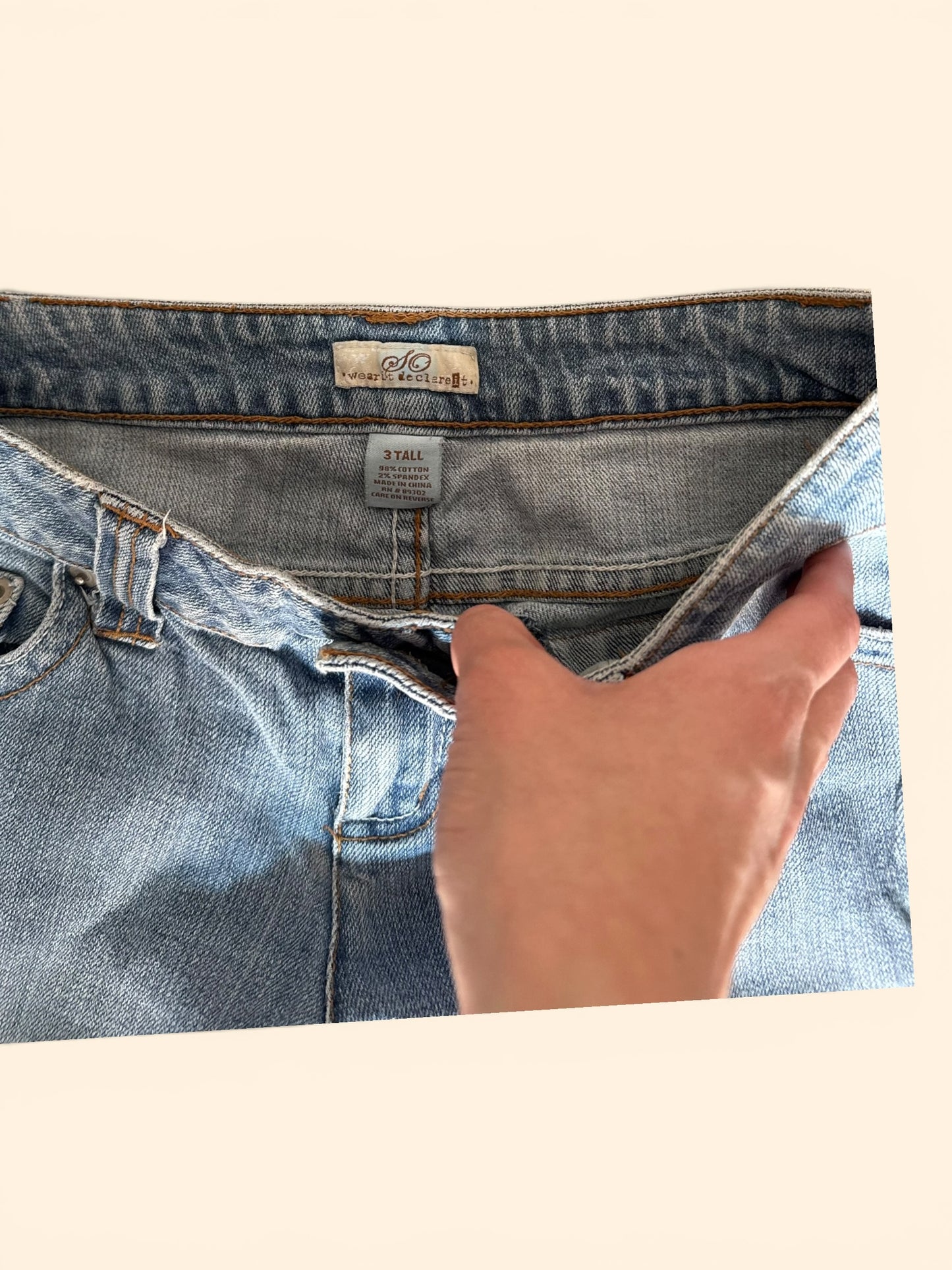 Lågmidjade jeans stl: XS