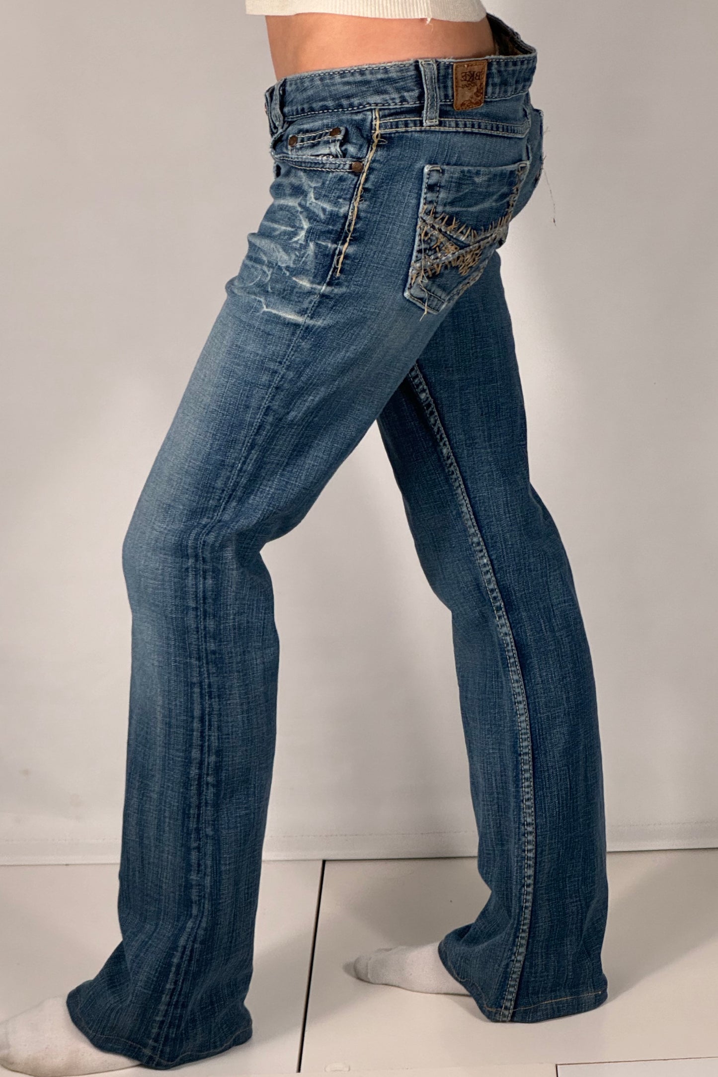 Lågmidjade jeans stl: S/M