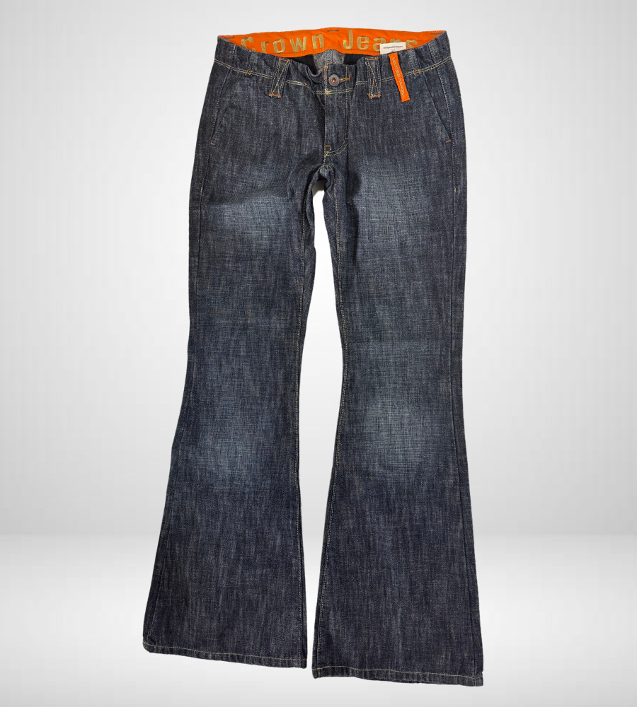 Lågmidjade jeans–stl: XS