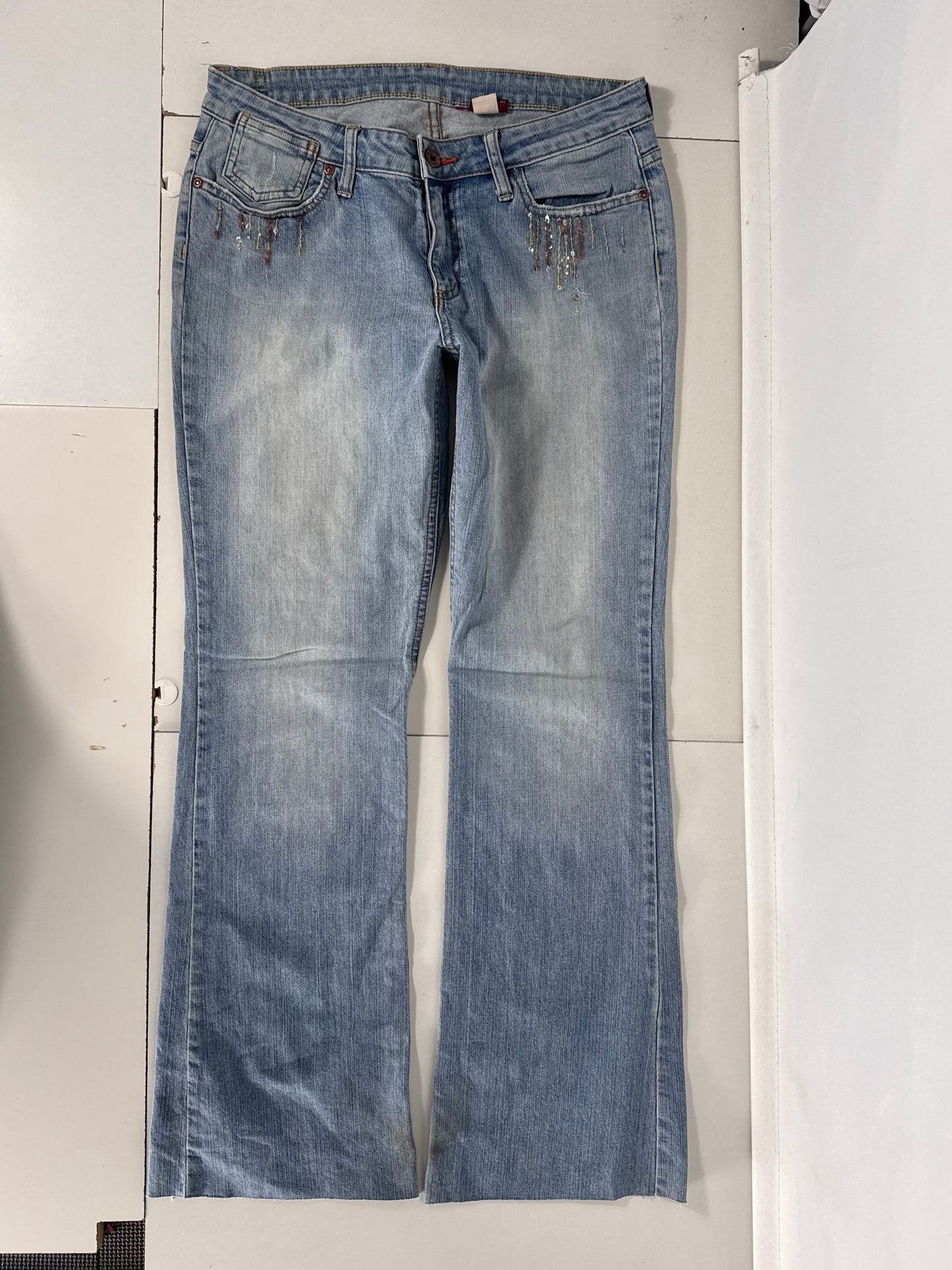 Lågmidjade jeans stl: S