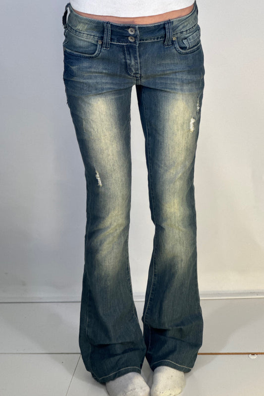 Lågmidjade jeans stl: S
