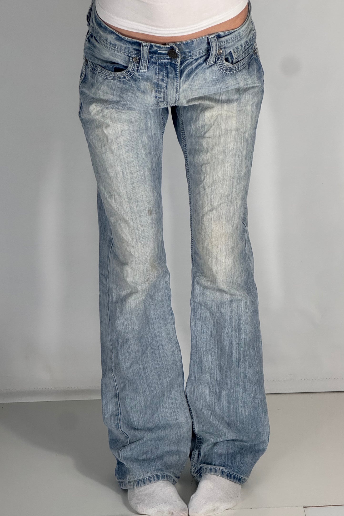 Lågmidjade jeans stl: S