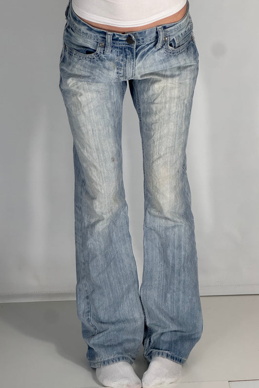 Lågmidjade jeans stl: S