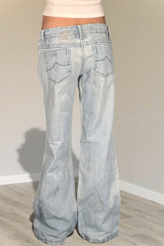 Lågmidjade jeans stl: M