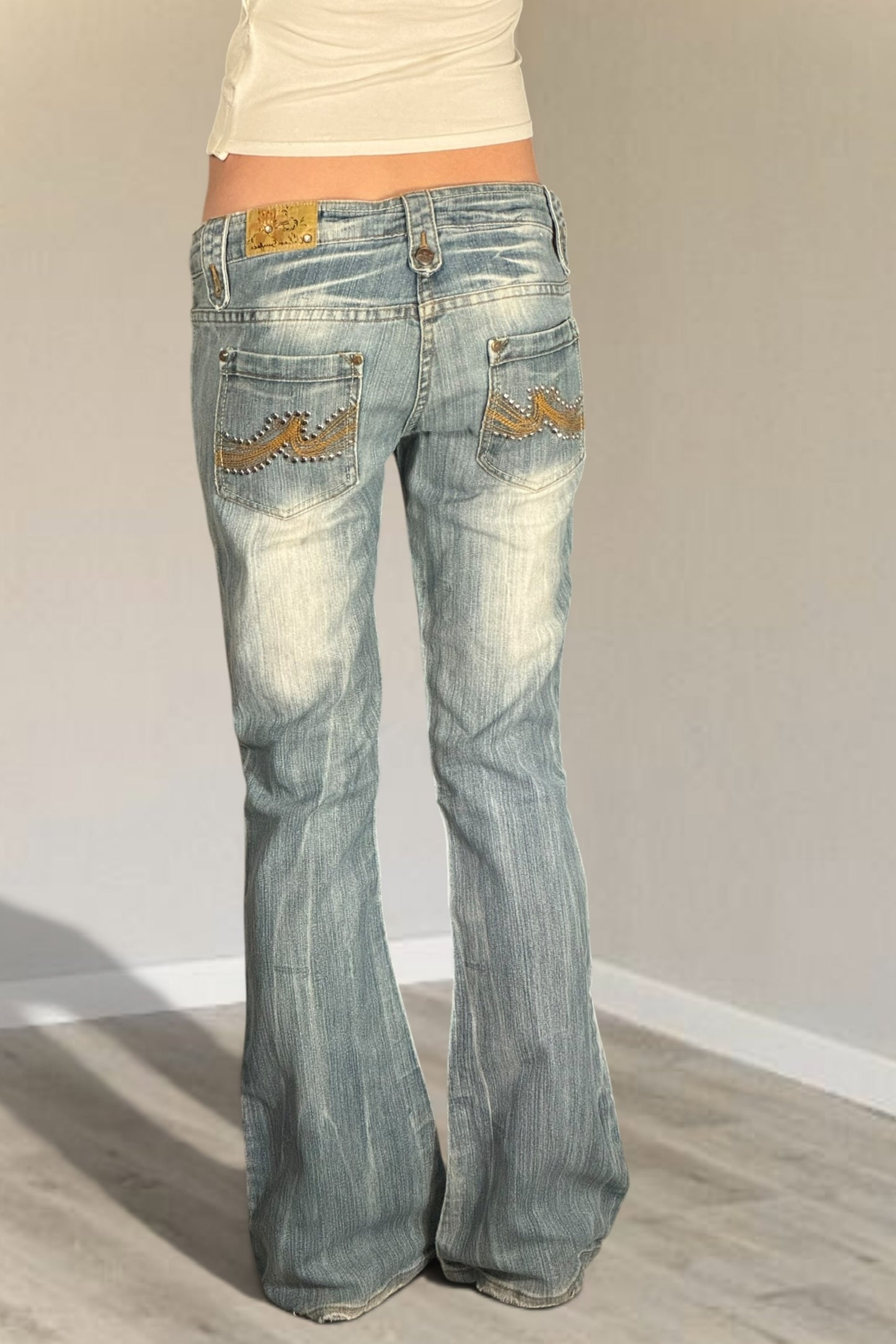 Lågmidjade jeans stl: S/M