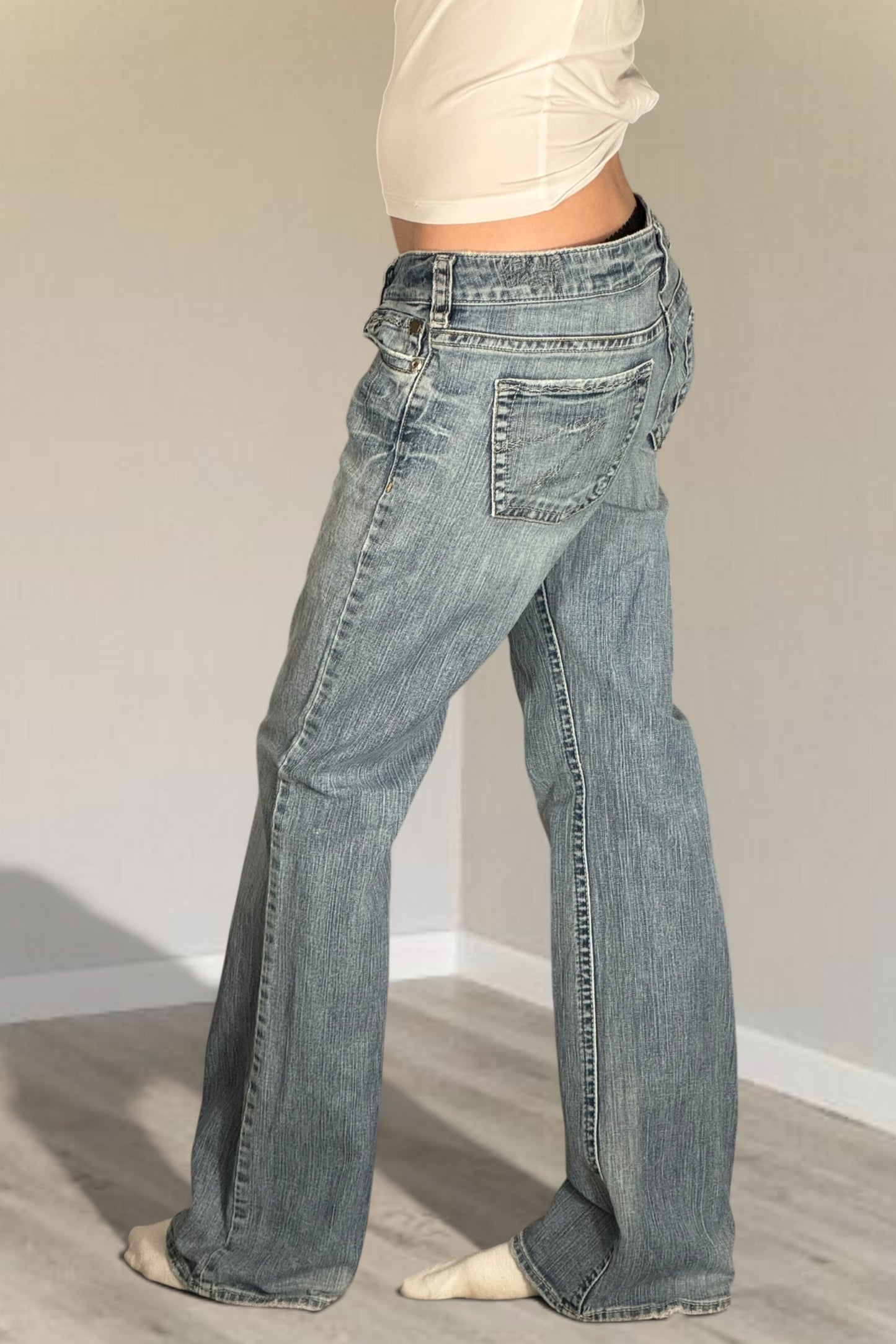 Lågmidjade jeans stl: M