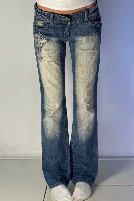 Lågmidjade jeans stl: S