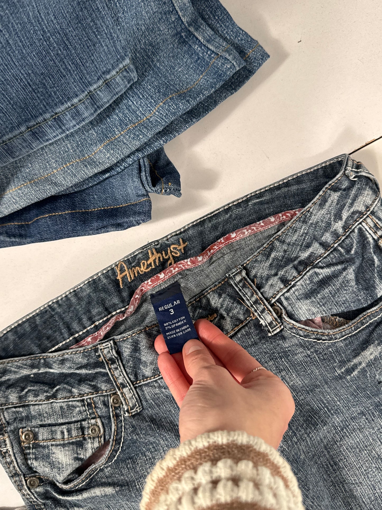Lavtaljede jeans str: XS