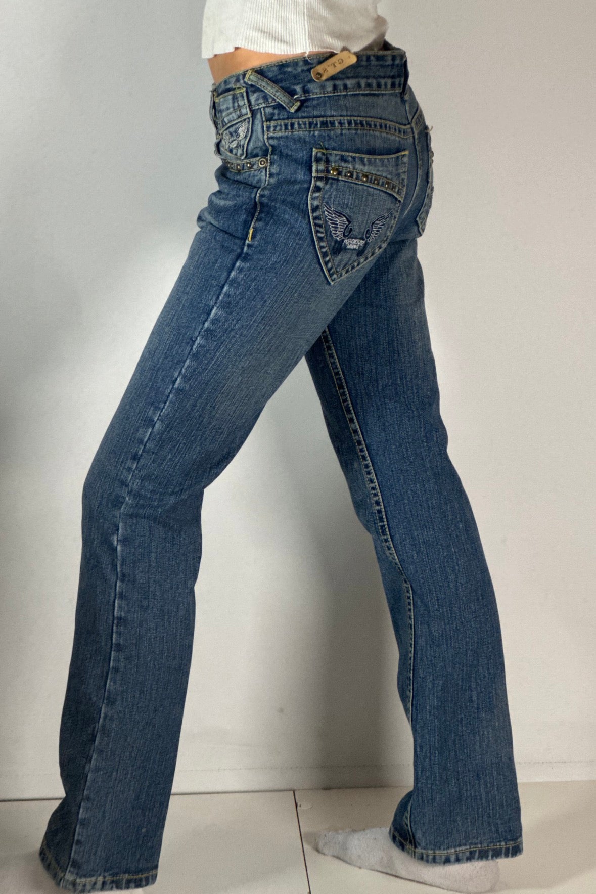 Lågmidjade jeans stl: XS