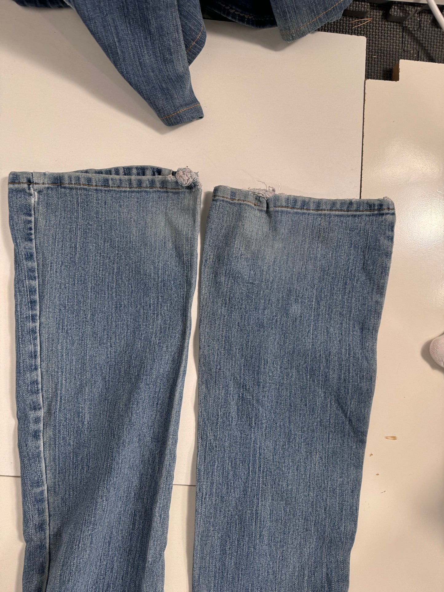 Lavlivede jeans str: XS