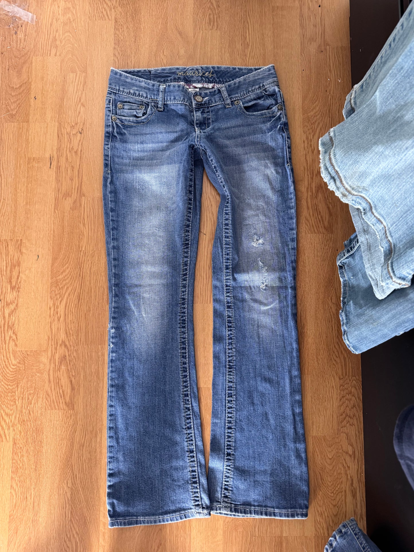 Lågmidjade jeans stl: S