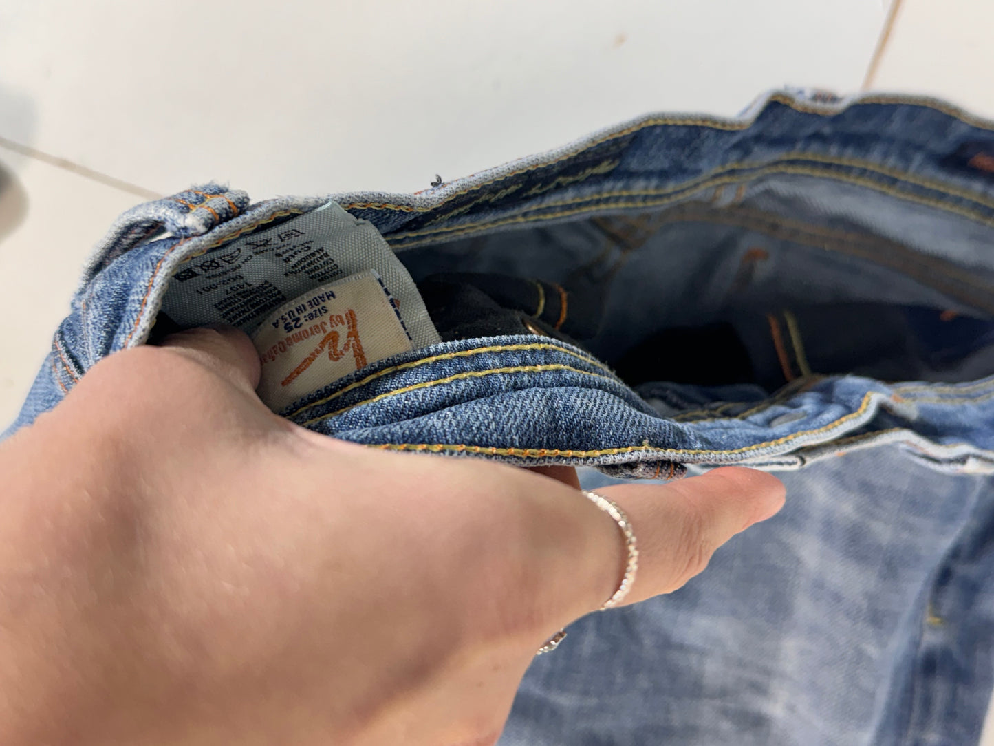 Lågmidjade jeans stl: XS