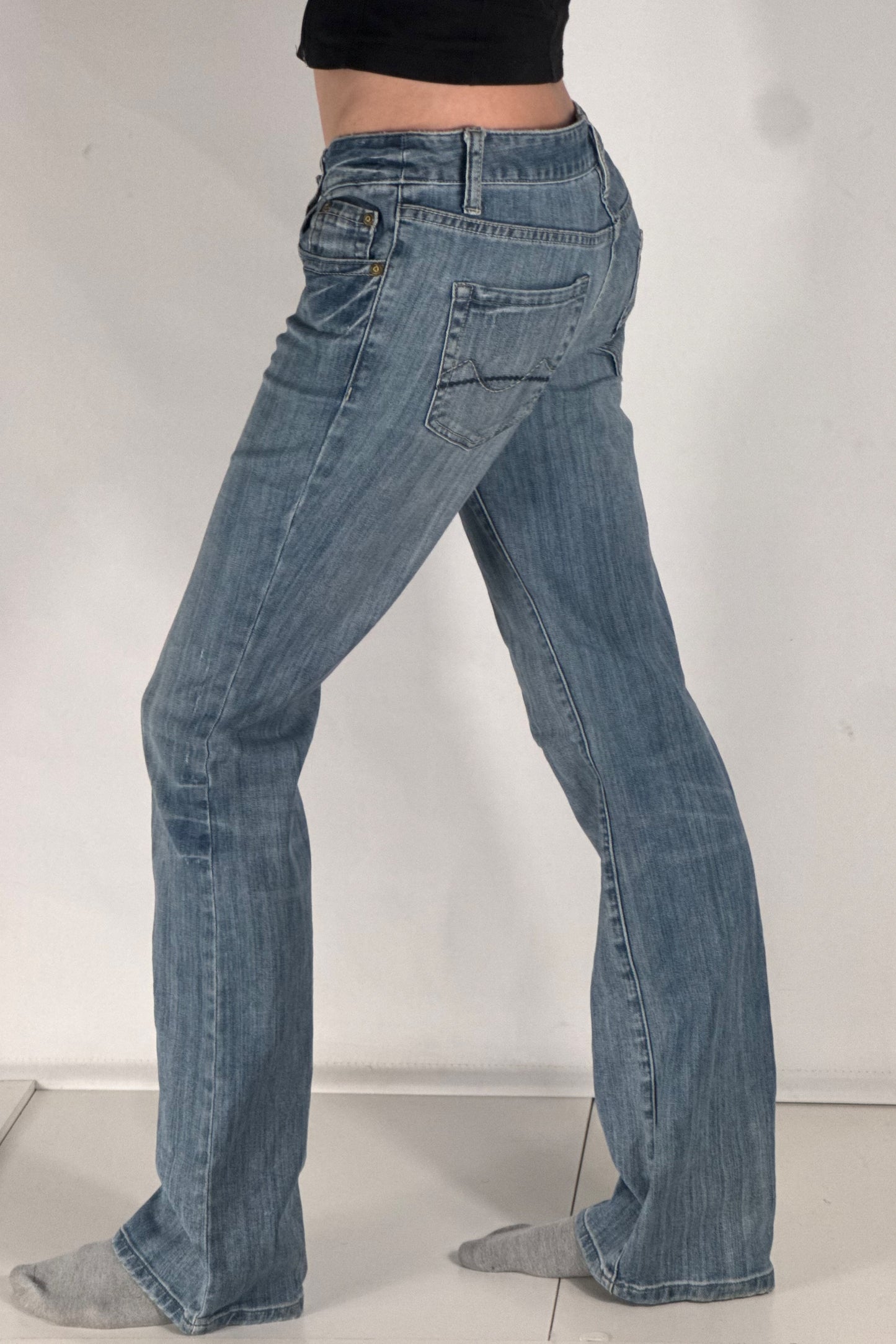 Lågmidjade jeans stl: S