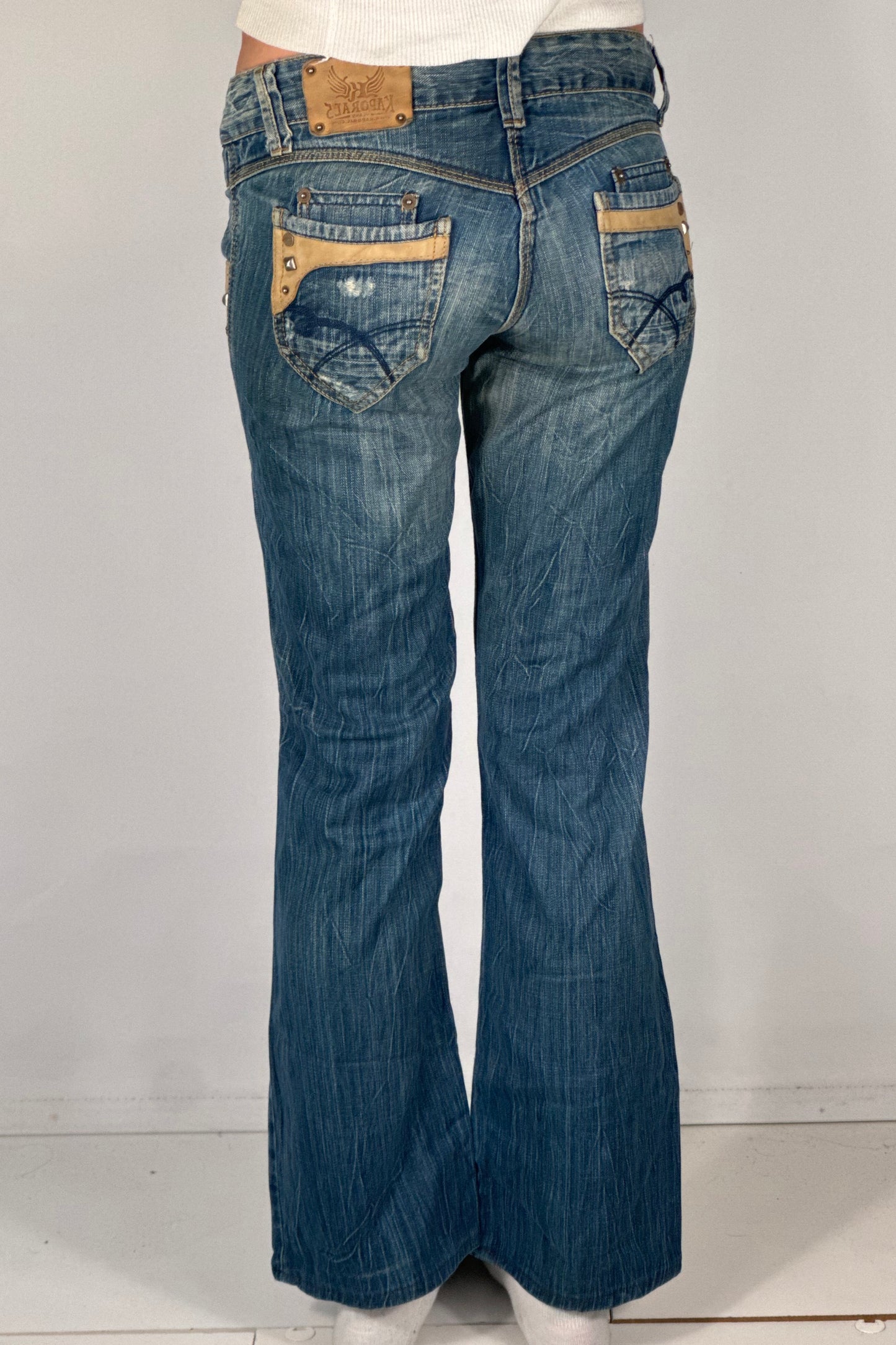 Lågmidjade jeans stl: XS
