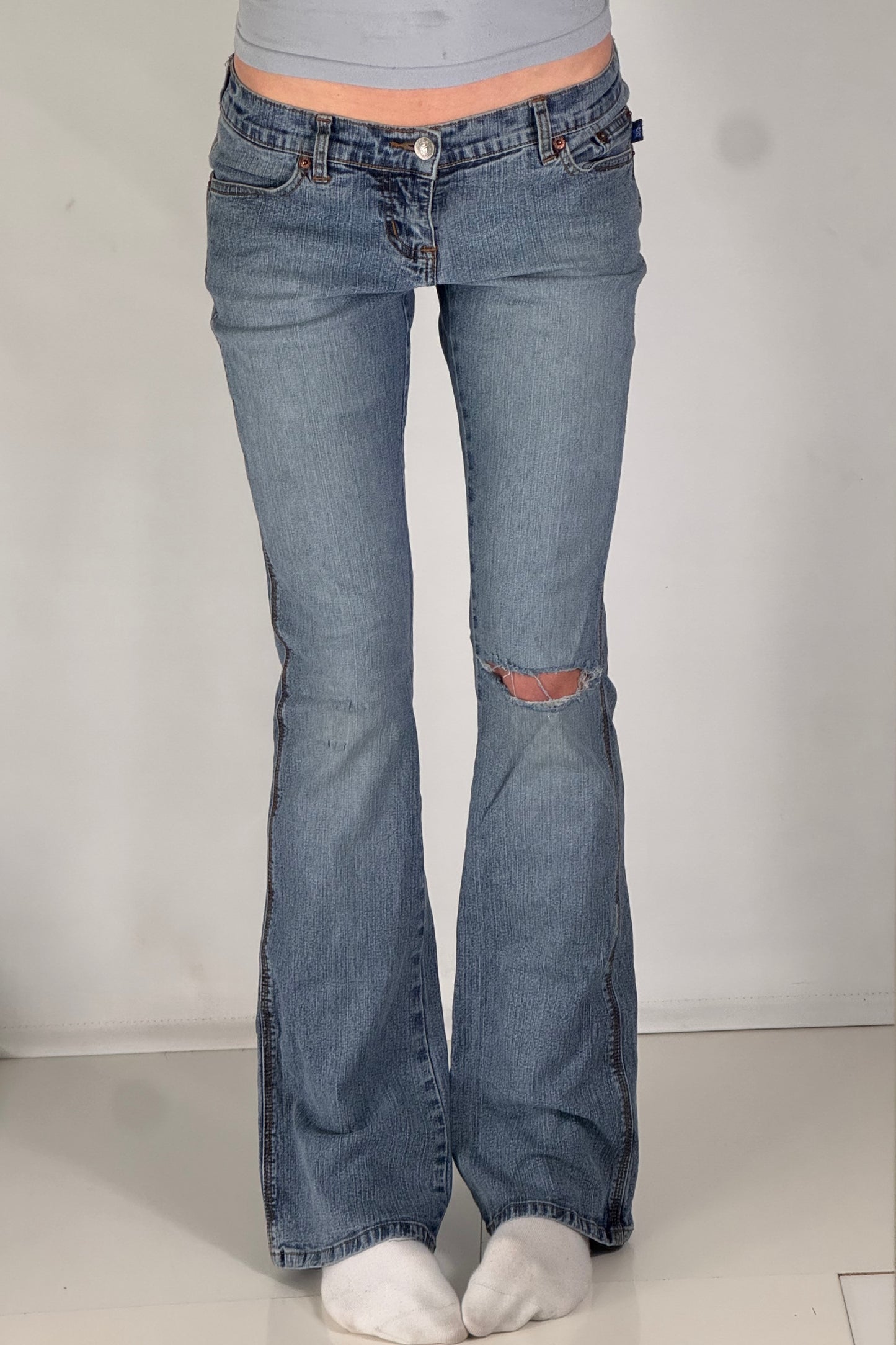 Lågmidjade jeans stl: S