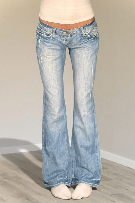 Lågmidjade jeans stl: S