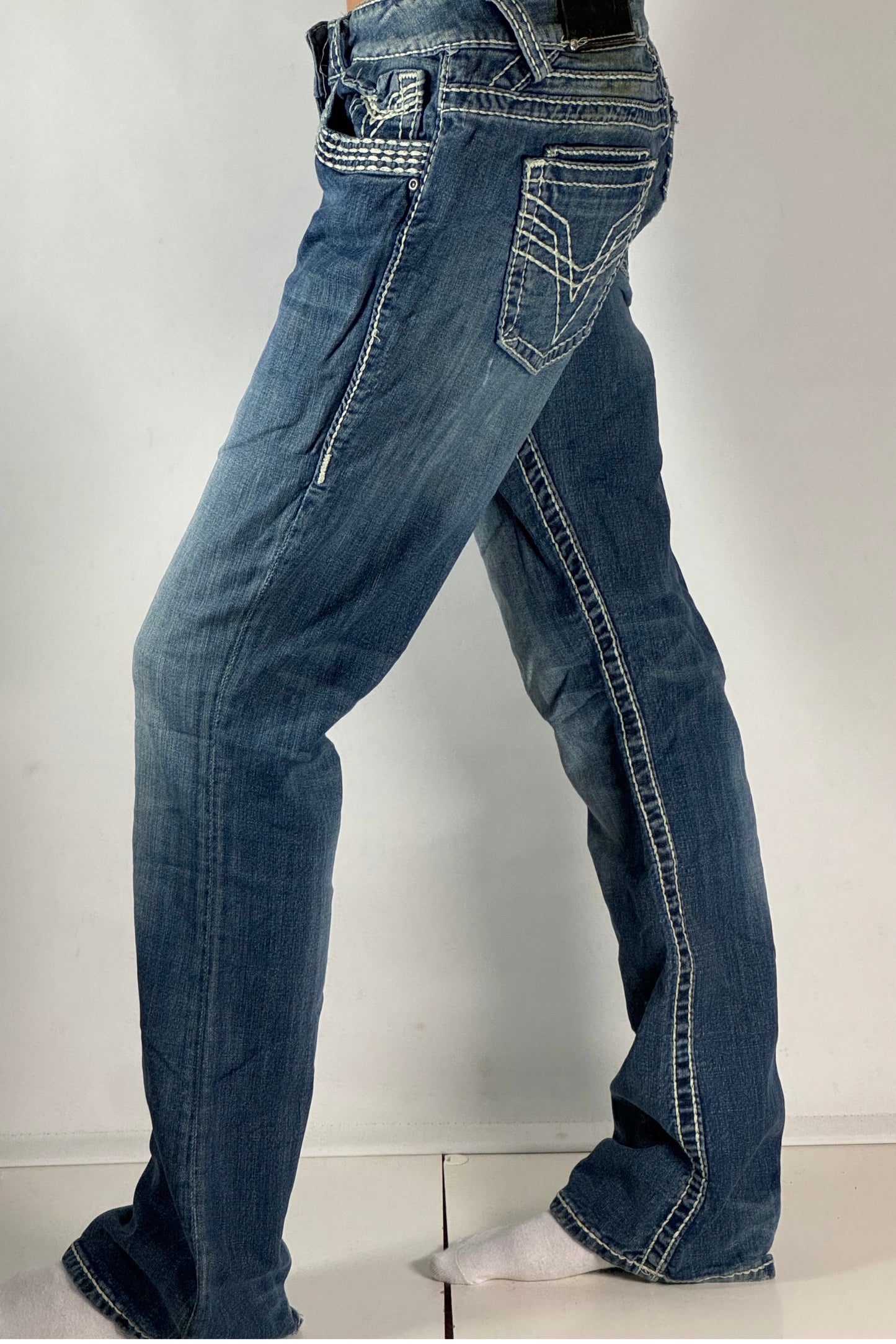 Lågmidjade jeans stl: M