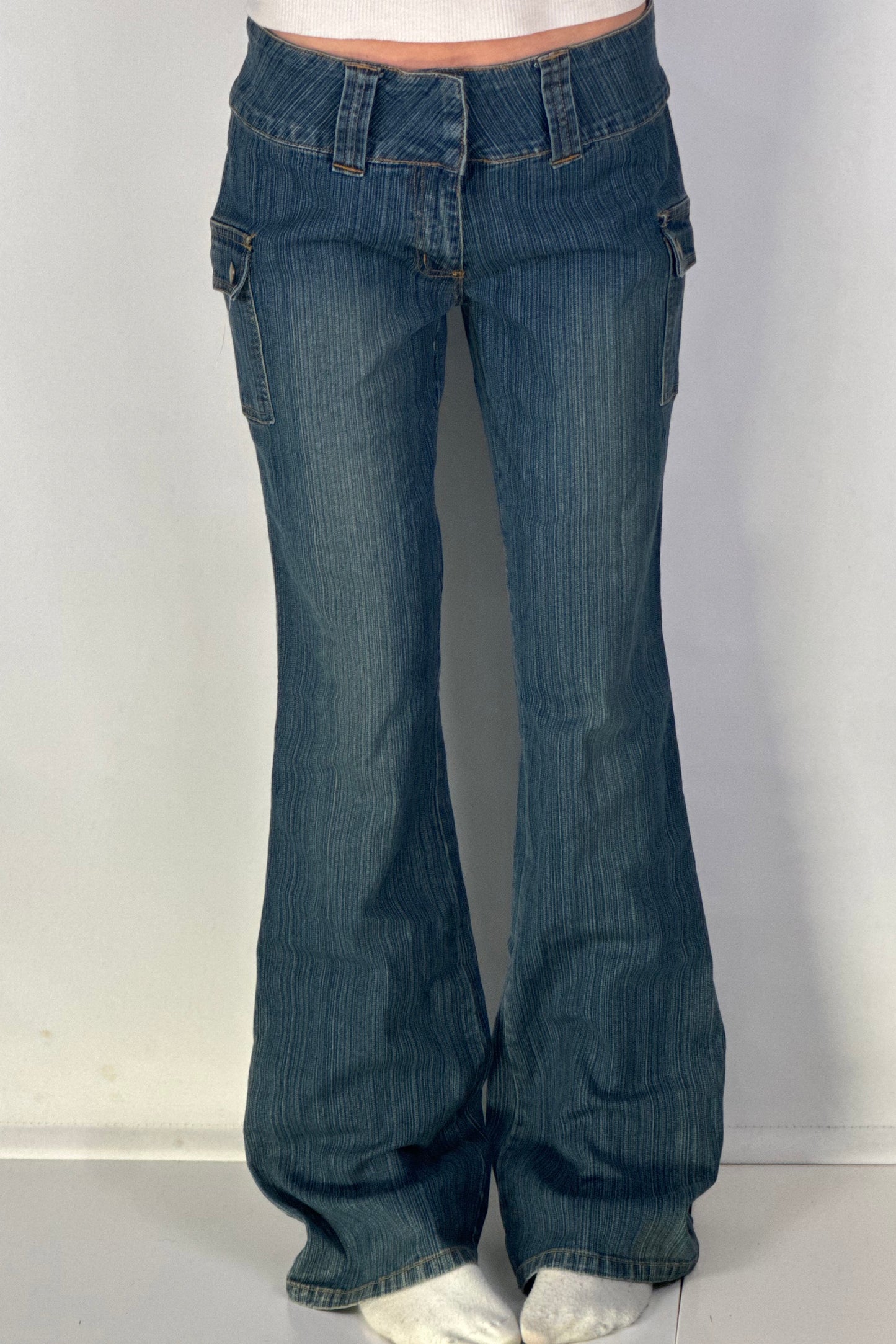 Lågmidjade jeans stl: S