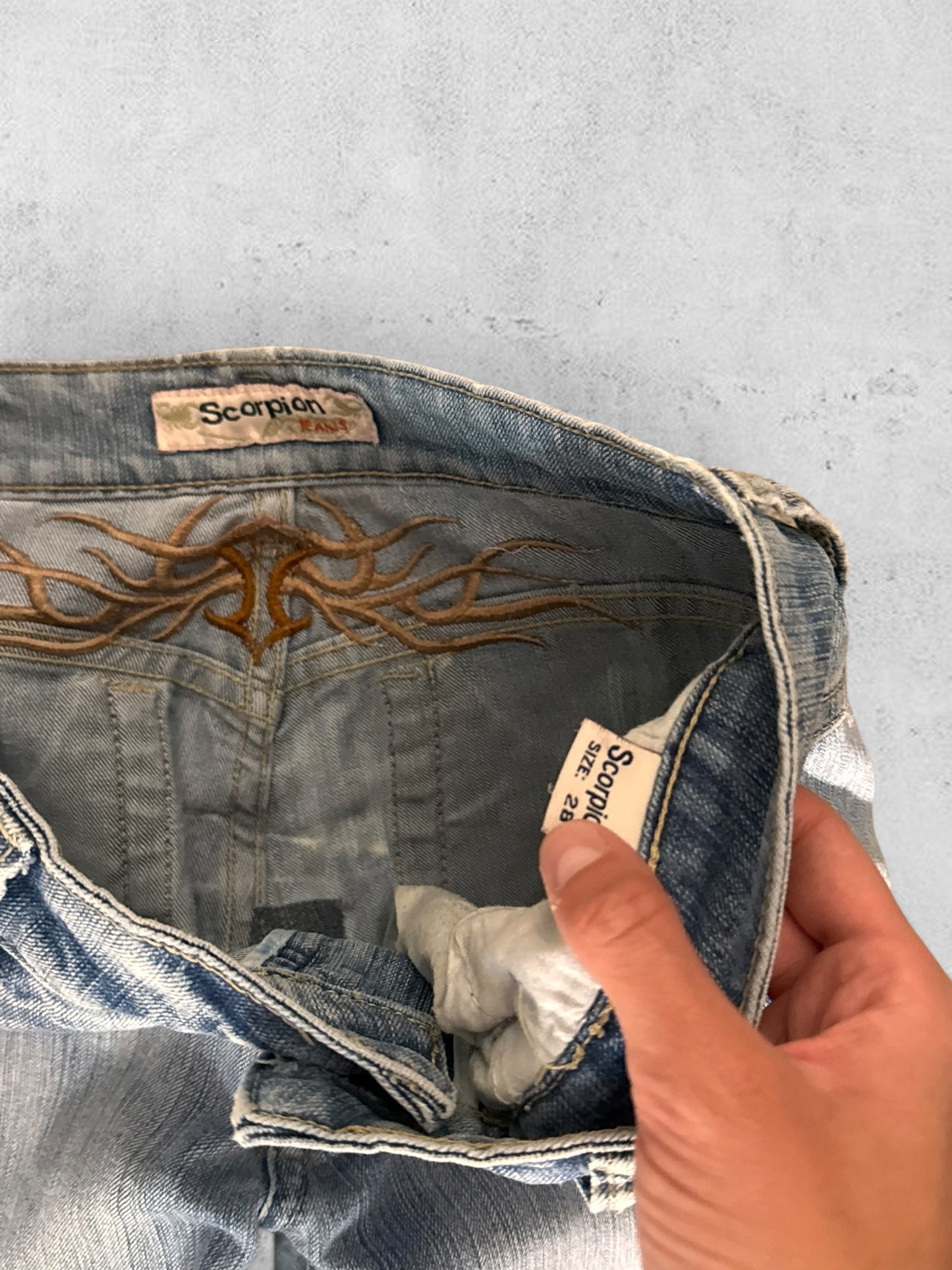 Lågmidjade jeans stl: S