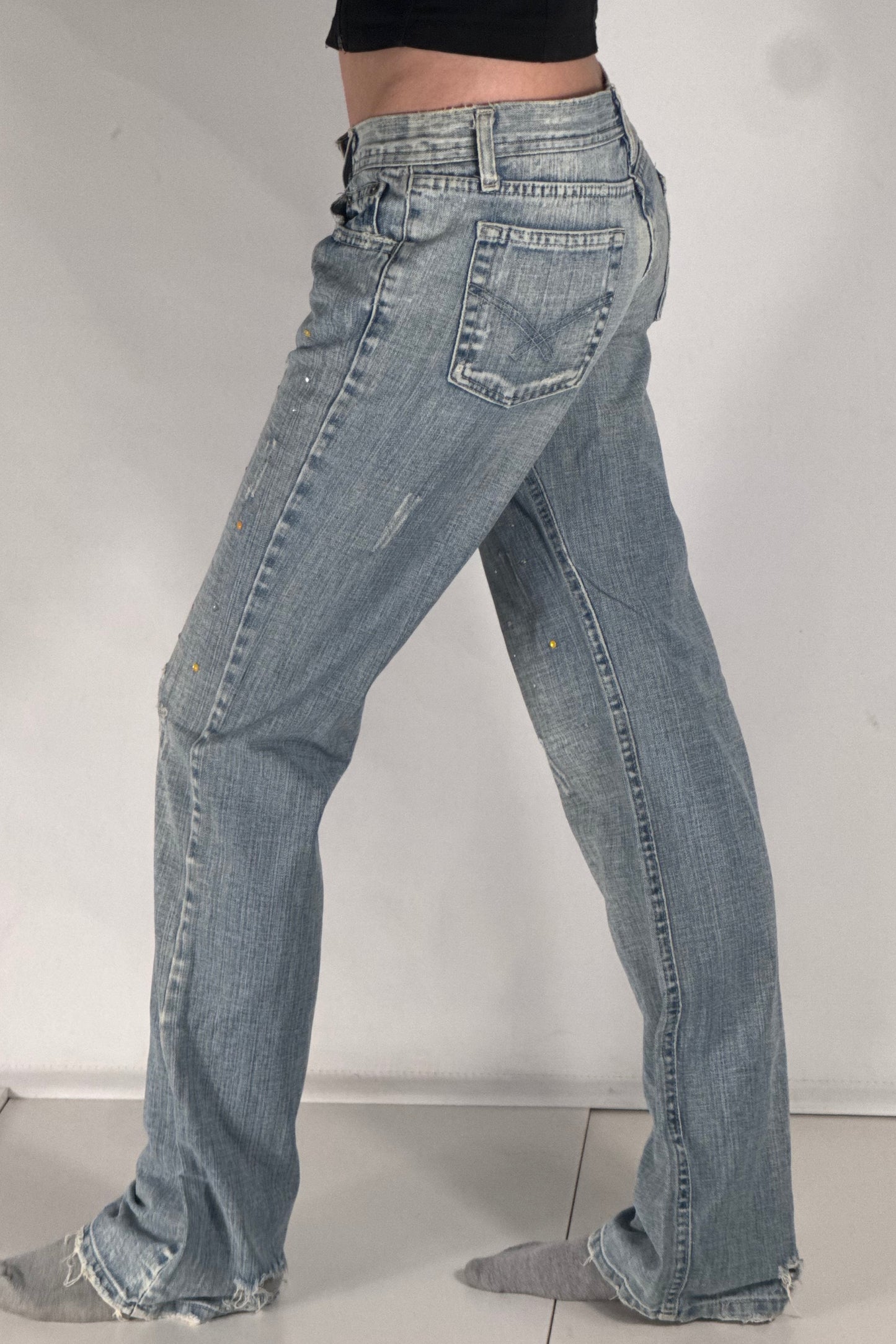 Lavtaljede jeans str: XS