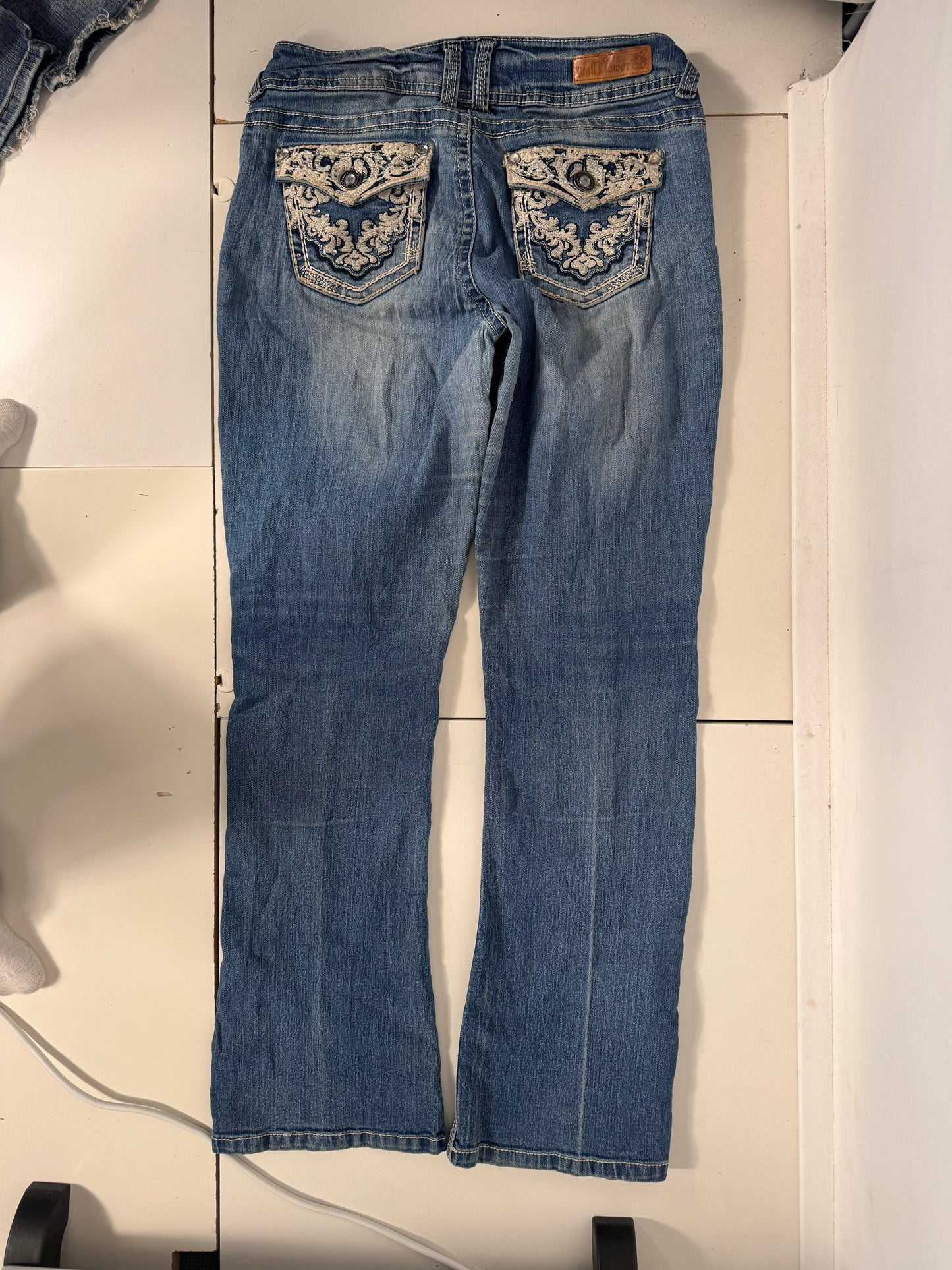 Lågmidjade jeans stl: M