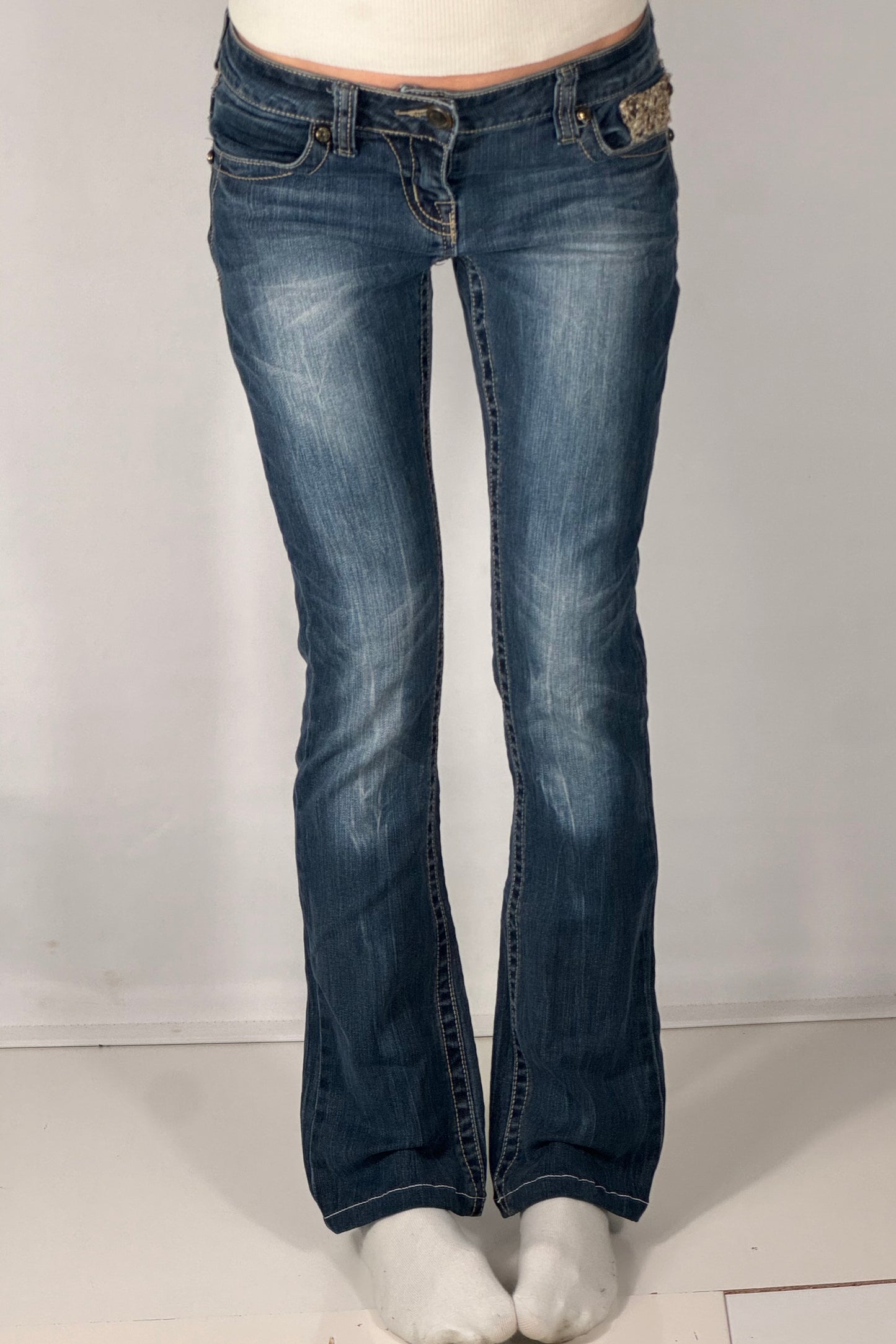 Lågmidjade jeans stl: XS/S