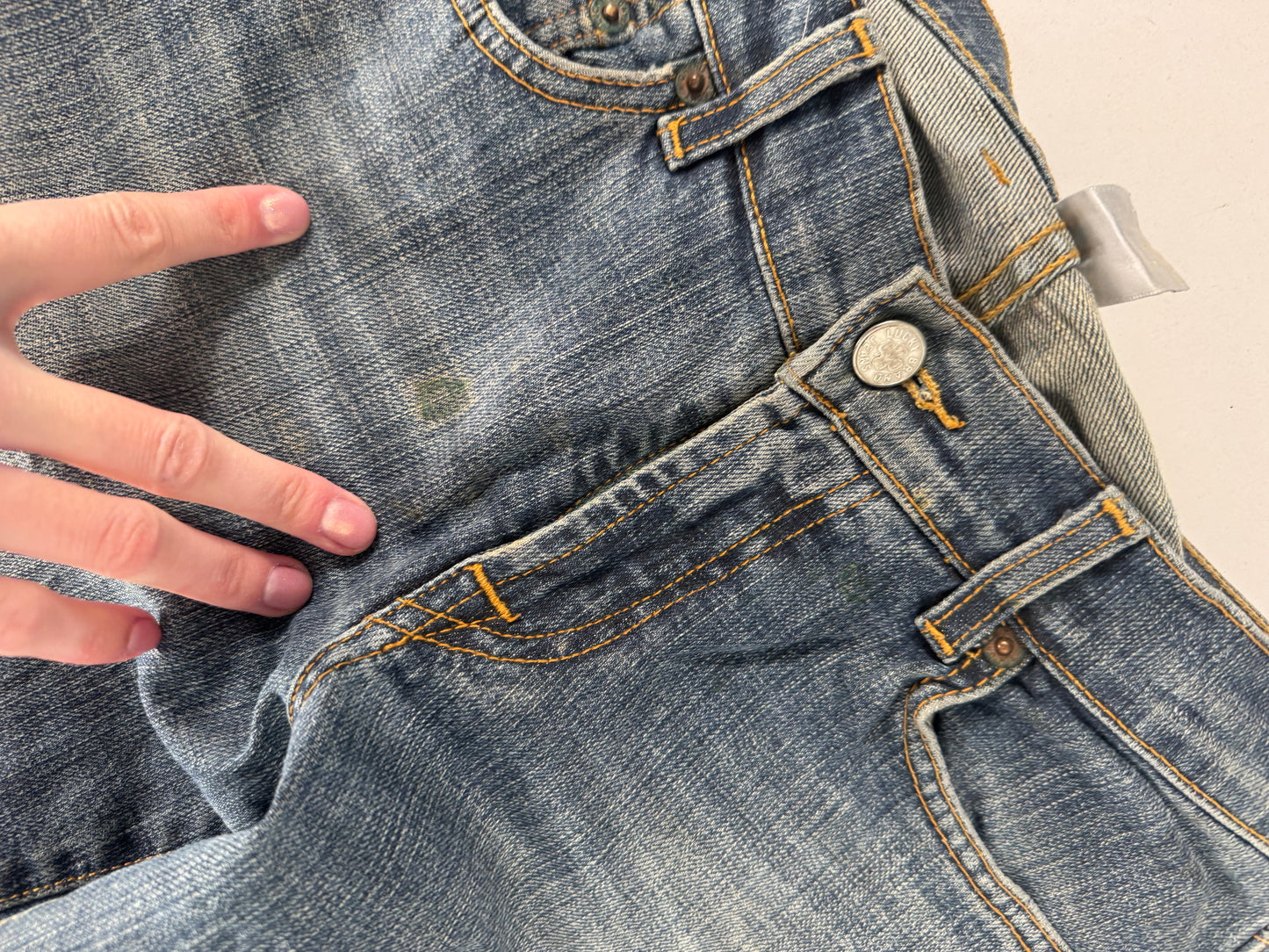 Utsvängda jeans stl: XS/S