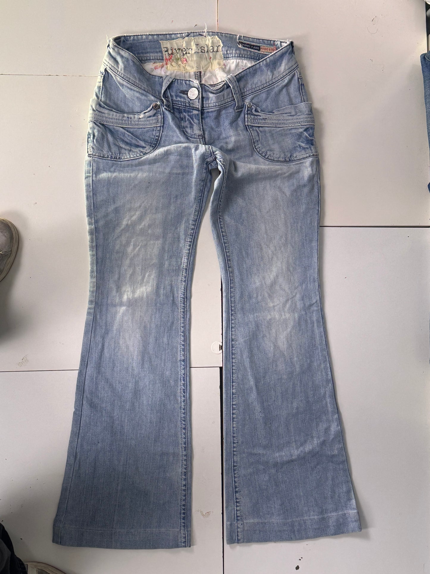Lågmidjade jeans stl: XS